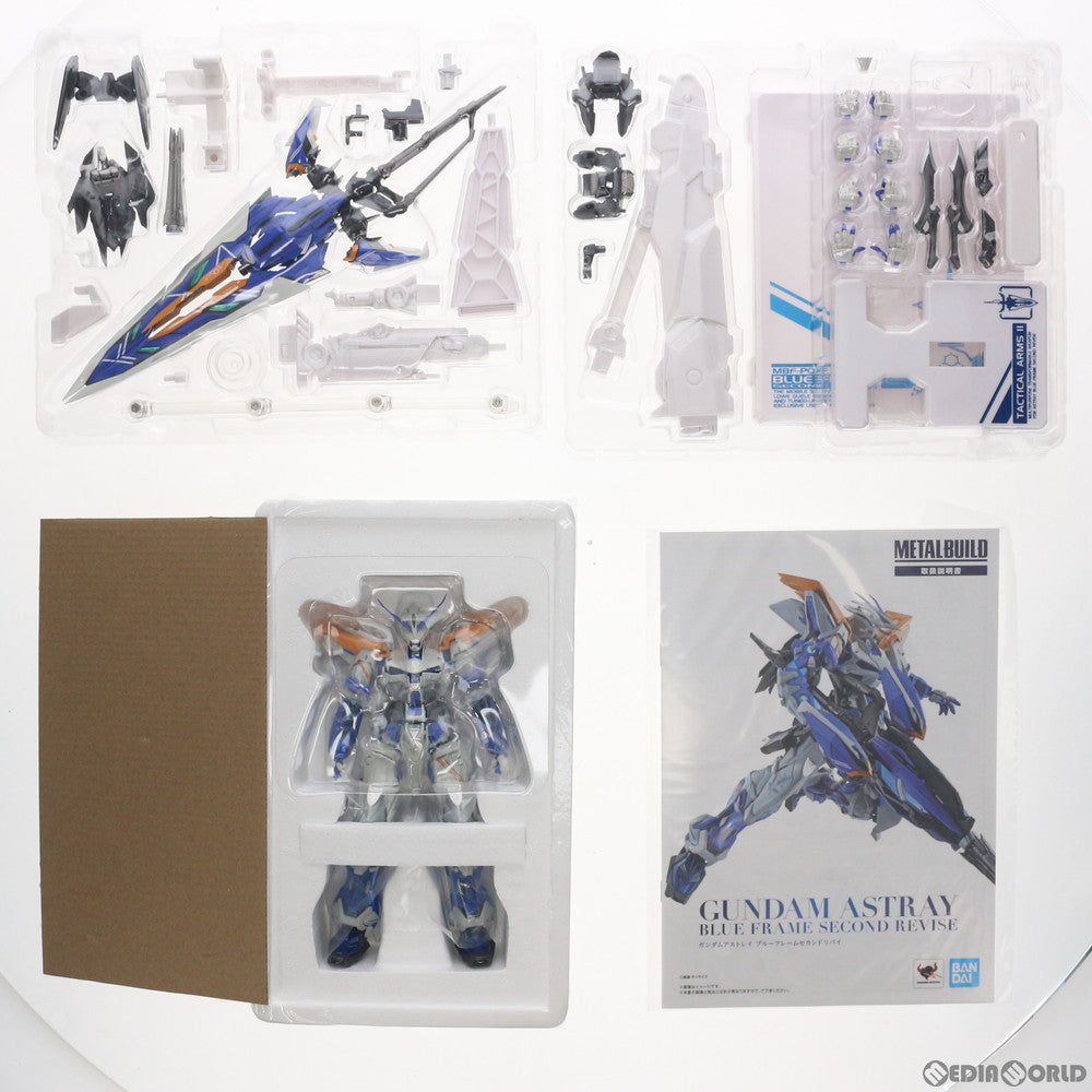 中古即納】[FIG]魂ウェブ商店限定 METAL BUILD ガンダムアストレイ ブルーフレームセカンドリバイ 機動戦士ガンダムSEED VS  ASTRAY(シードヴァーサスアストレイ) 完成品 可動フィギュア バンダイスピリッツ