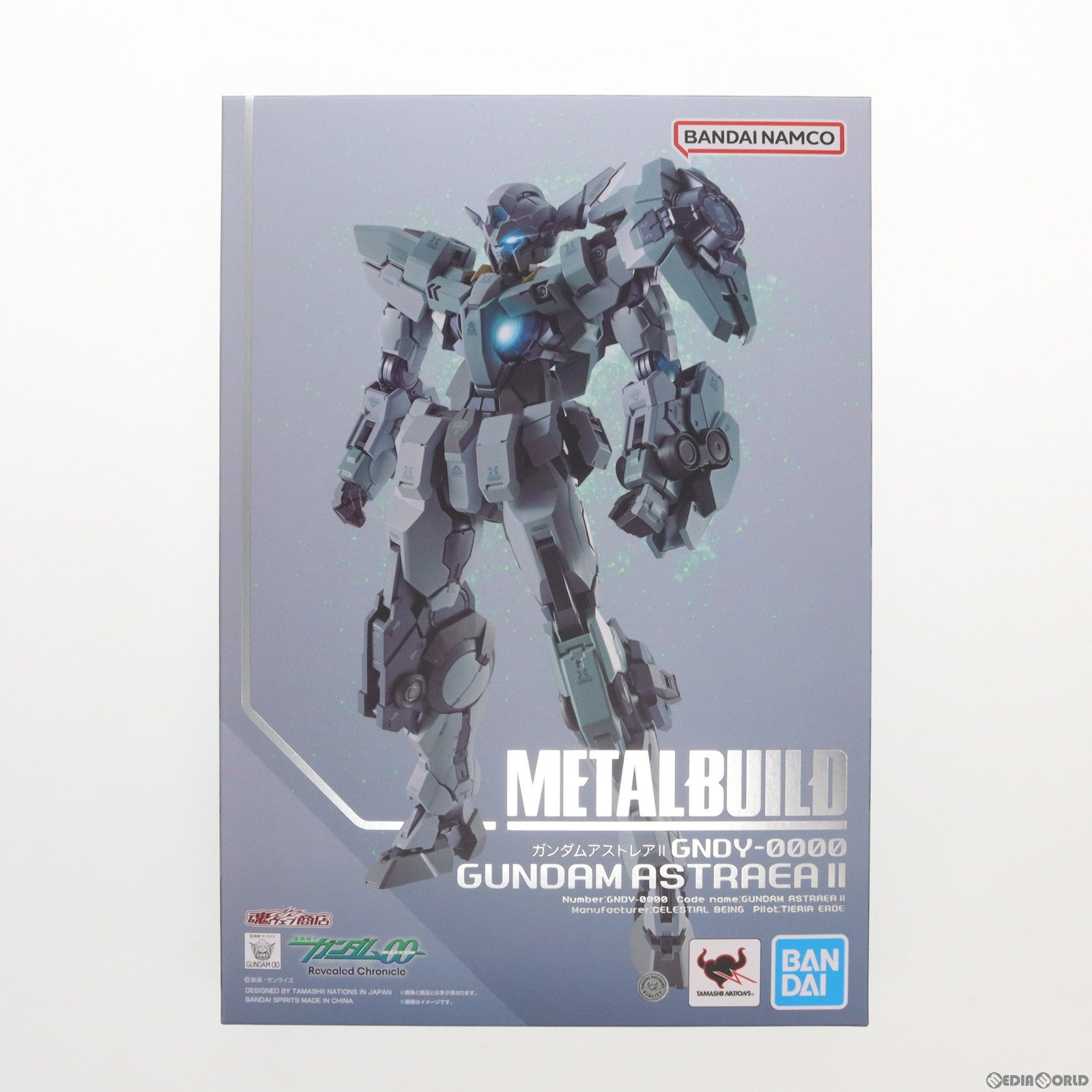 【中古即納】[FIG] 魂ウェブ商店限定 METAL BUILD ガンダムアストレアII 機動戦士ガンダム00 Revealed Chronicle(ダブルオー リビルドクロニクル) 完成品 可動フィギュア バンダイスピリッツ(20231031)