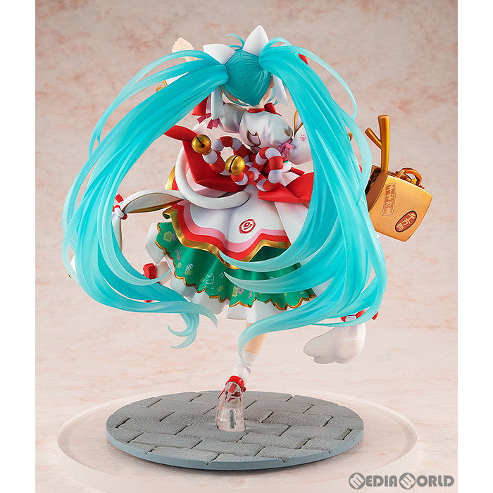 【中古即納】[FIG]初音ミク 招きミクver. キャラクター・ボーカル・シリーズ01 初音ミク 1/7 完成品 フィギュア KADOKAWA(カドカワ)/グッドスマイルカンパニー(20240331)