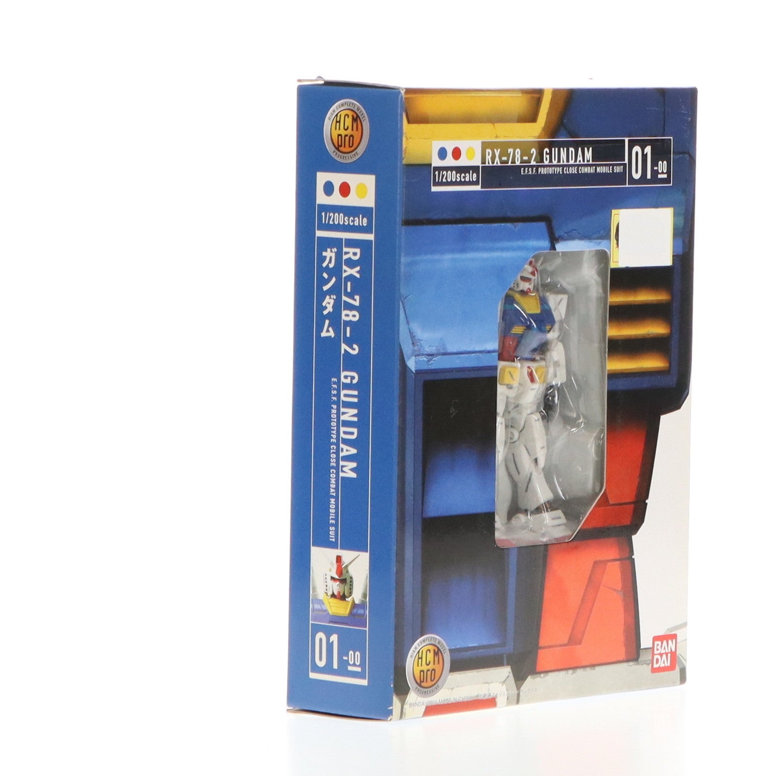 【中古即納】[FIG] HCM-Pro 01-00 RX-78-2 ガンダム 機動戦士ガンダム 1/200 完成品 可動フィギュア バンダイ(20040611)