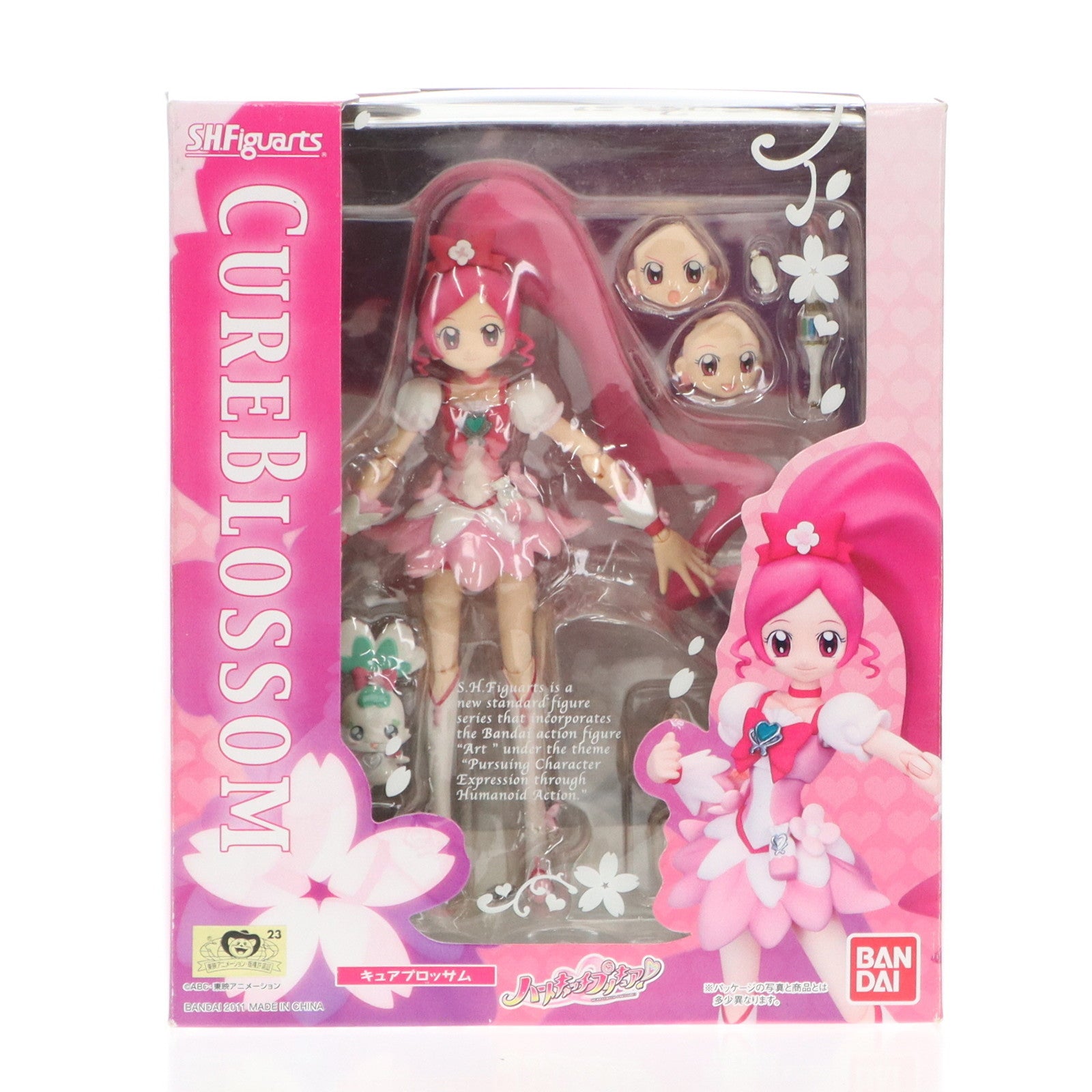 【中古即納】[FIG]S.H.Figuarts(フィギュアーツ) キュアブロッサム ハートキャッチプリキュア! 完成品 可動フィギュア バンダイ(20110319)