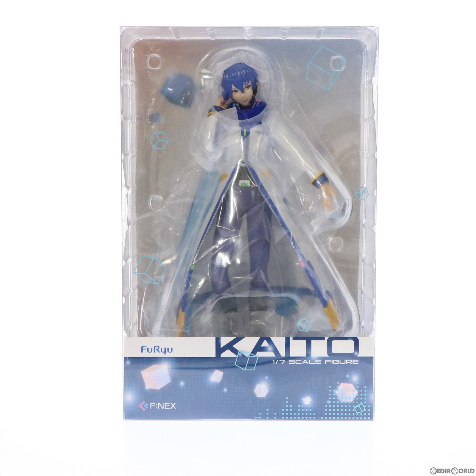 【中古即納】[FIG]F:NEX限定 KAITO(カイト) ピアプロキャラクターズ/キャラクター・ボーカル・シリーズ 1/7 完成品 フィギュア(AMU-FNX299) フリュー(20220731)