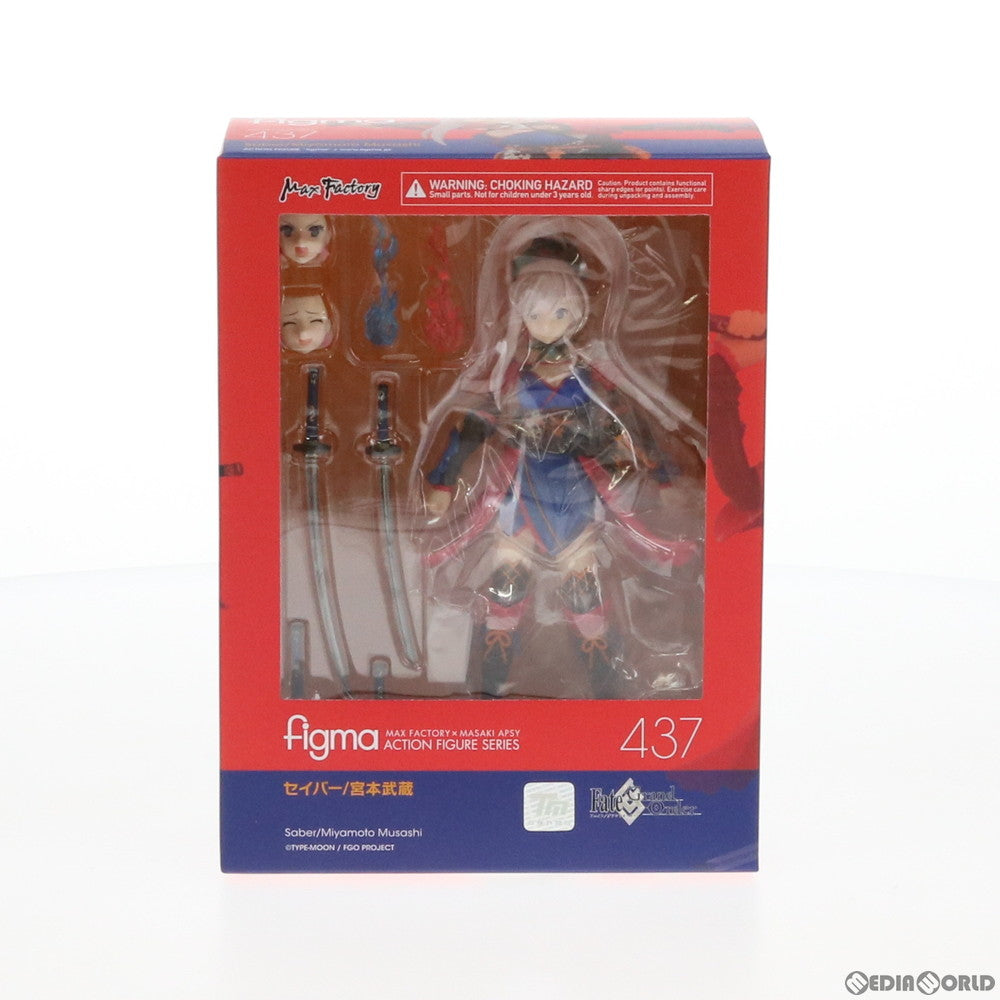 【中古即納】[FIG]figma(フィグマ) 437 セイバー/宮本武蔵(みやもとむさし) Fate/Grand Order(フェイト/グランドオーダー) 完成品 可動フィギュア マックスファクトリー(20191130)