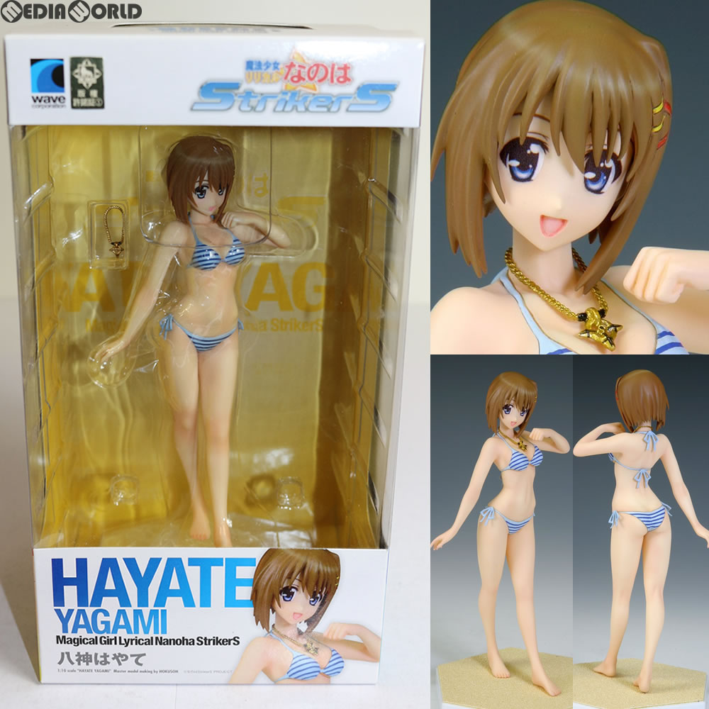 【中古即納】[FIG]BEACH QUEENS(ビーチクイーンズ) 八神はやて(やがみはやて) 魔法少女リリカルなのはStrikerS(ストライカーズ) 1/10 完成品 フィギュア(NF-77) ウェーブ(WAVE)(20100627)