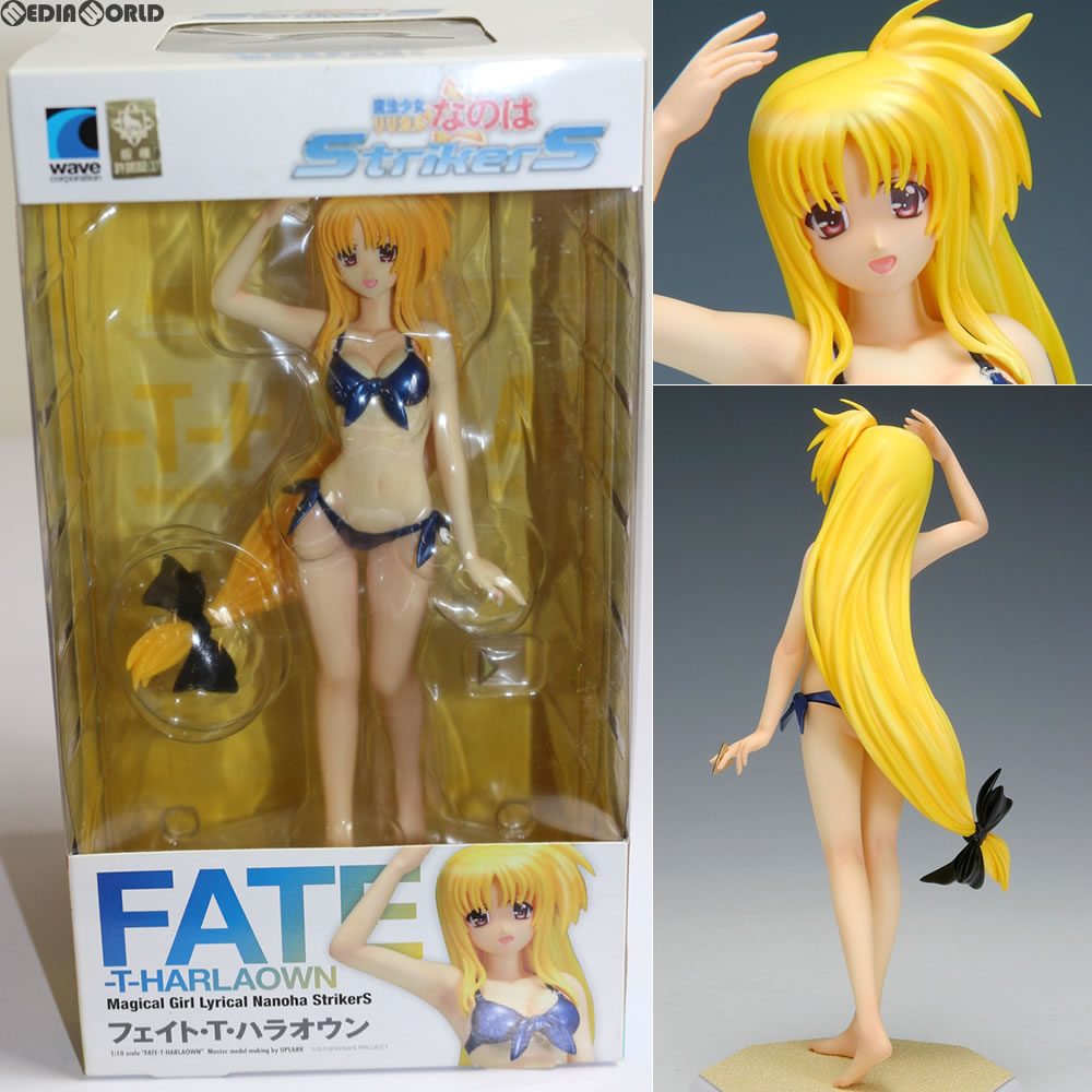 【中古即納】[FIG]BEACH QUEENS(ビーチクイーンズ) フェイト・Ｔ・ハラオウン 魔法少女リリカルなのはStrikerS 1/10 完成品 フィギュア ウェーブ(WAVE)(20091229)