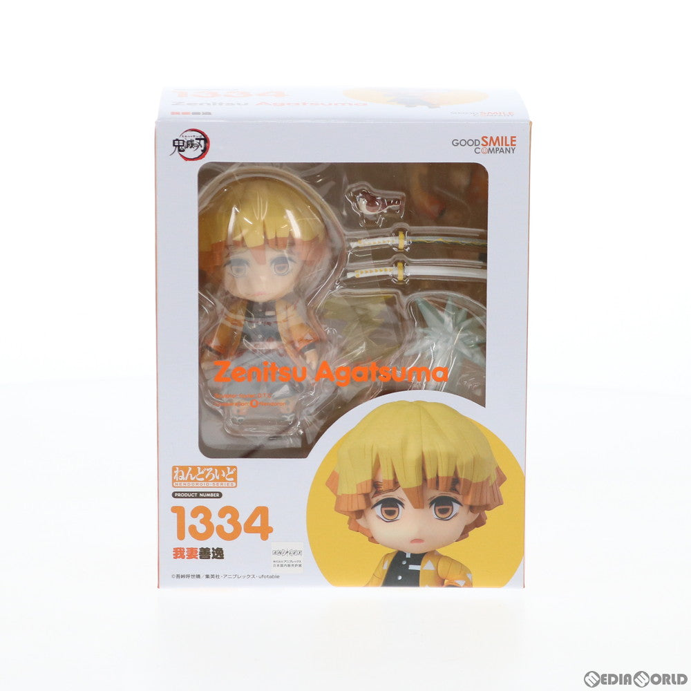 【中古即納】[FIG]ねんどろいど 1334 我妻善逸(あがつまぜんいつ) 鬼滅の刃 完成品 可動フィギュア グッドスマイルカンパニー(20201018)