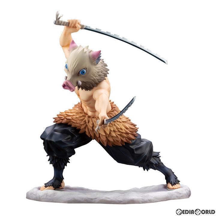 【中古即納】[FIG] ARTFX J 嘴平伊之助(はしびらいのすけ) 鬼滅の刃 1/8 完成品 フィギュア(PP925) コトブキヤ(20210627)