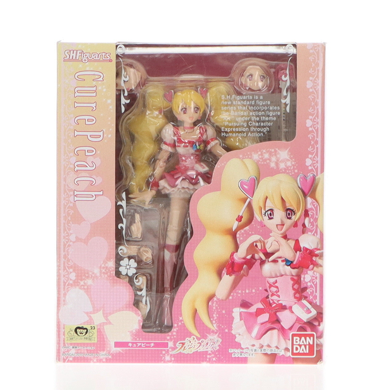 【中古即納】[FIG]S.H.Figuarts(フィギュアーツ) キュアピーチ フレッシュプリキュア! 完成品 可動フィギュア バンダイ(20100527)