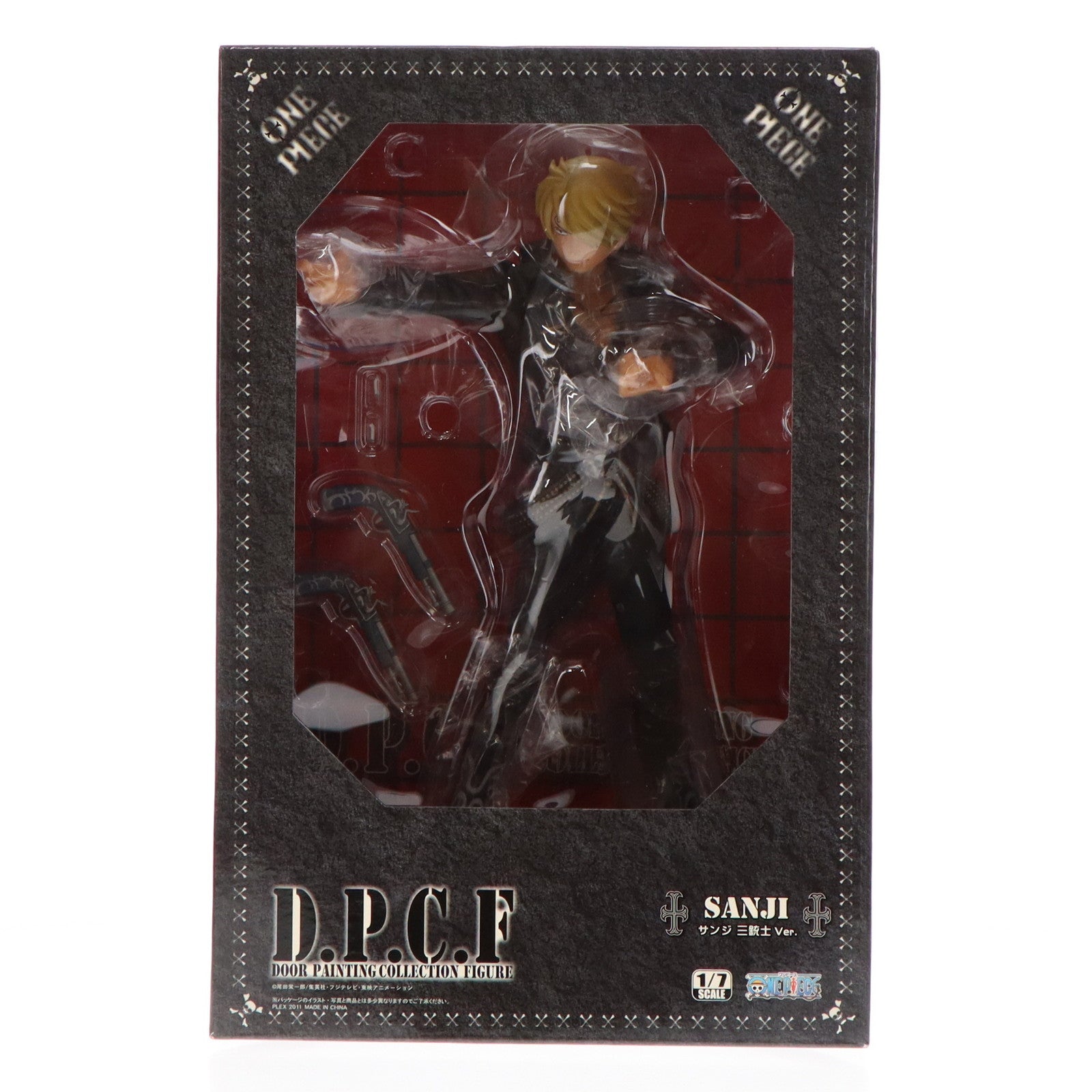 【中古即納】[FIG]D.P.C.F サンジ 三銃士Ver. ONE PIECE(ワンピース) 1/7 完成品 フィギュア プレックス(20110625)