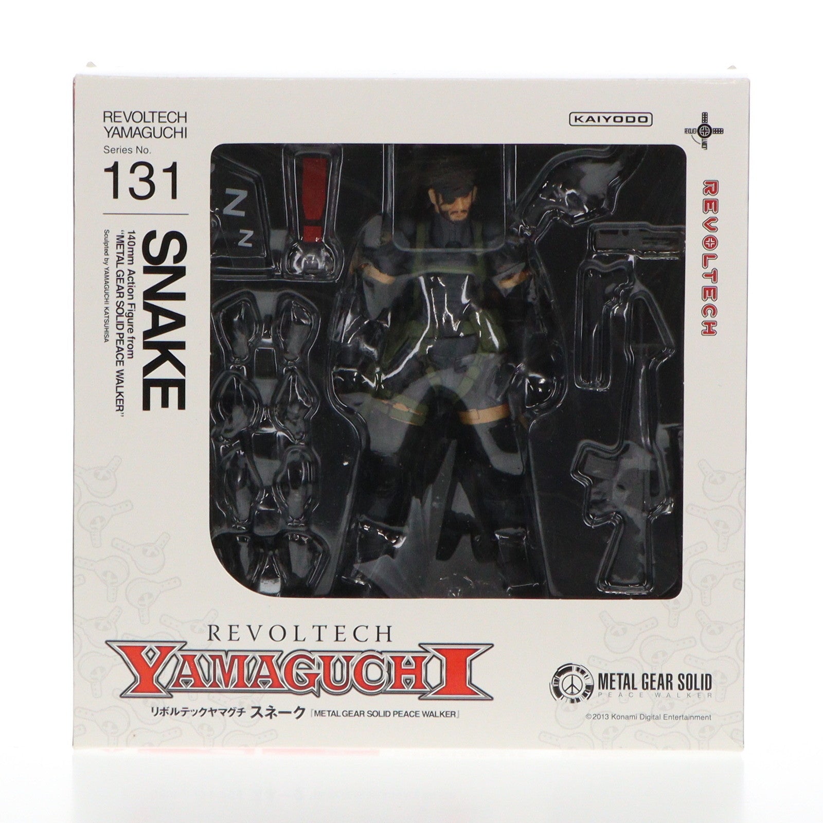 【中古即納】[FIG]リボルテックヤマグチ No.131 スネーク METAL GEAR SOLID PEACE WALKER(メタルギアソリッドピースウォーカー) NONスケール完成品フィギュア 海洋堂(20140716)