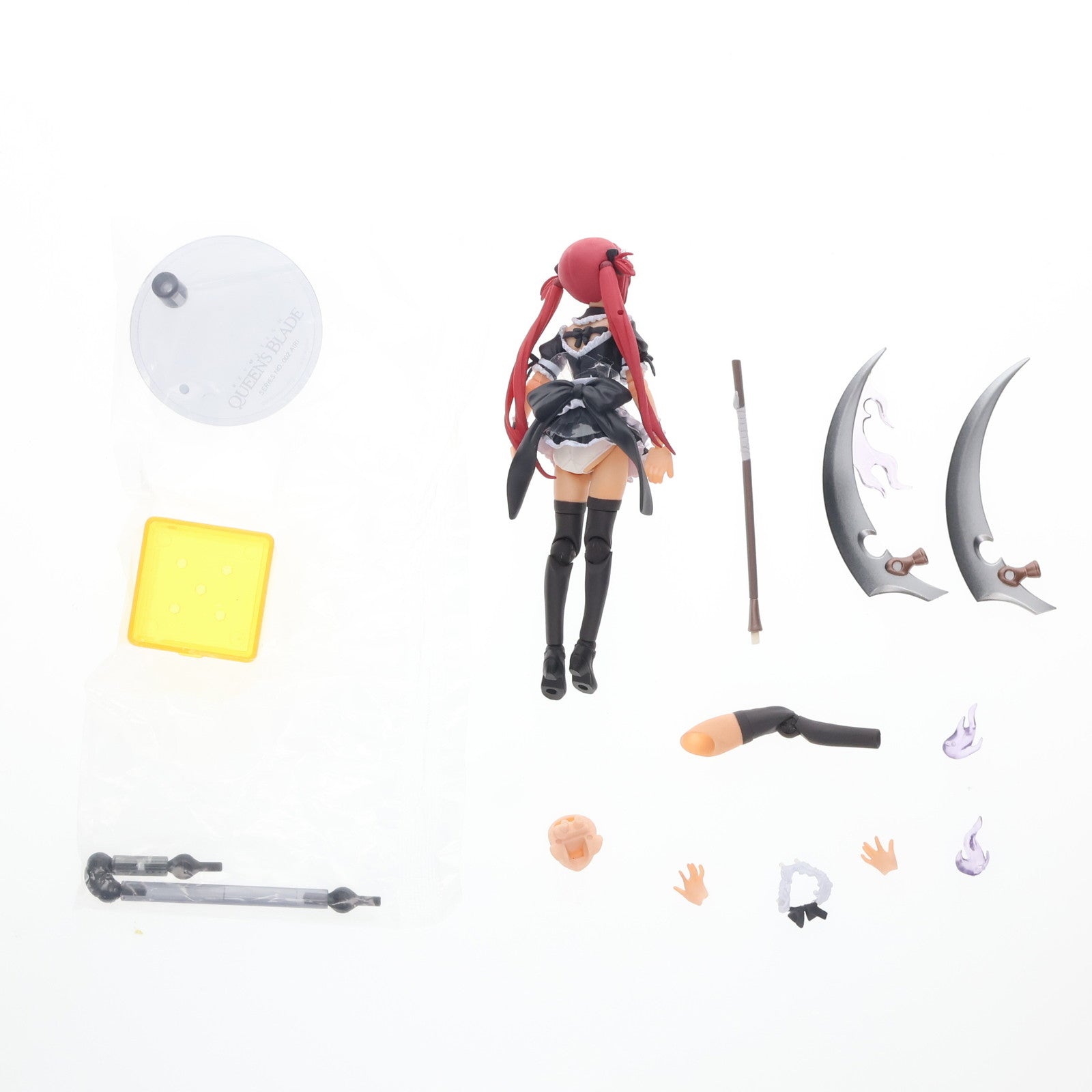 【中古即納】[FIG]リボルテッククイーンズブレイド No.002 冥土へ誘うもの アイリ クイーンズブレイド 1/12 完成品 可動フィギュア 海洋堂(20090930)