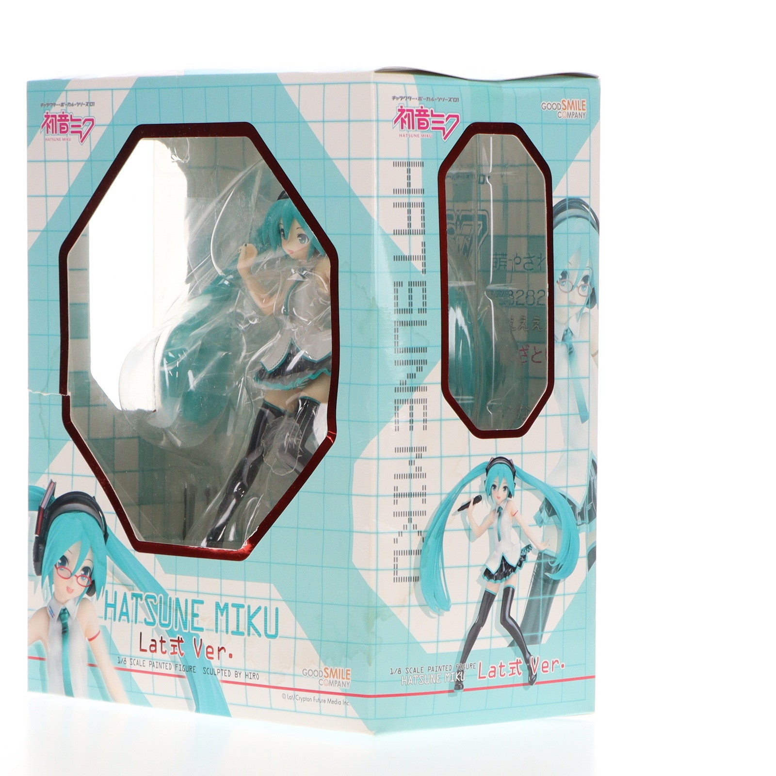 【中古即納】[FIG]初音ミク Lat式 Ver.(らとしきばーじょん) キャラクターボーカルシリーズ01 初音ミク 1/8 完成品 フィギュア グッドスマイルカンパニー(20110820)