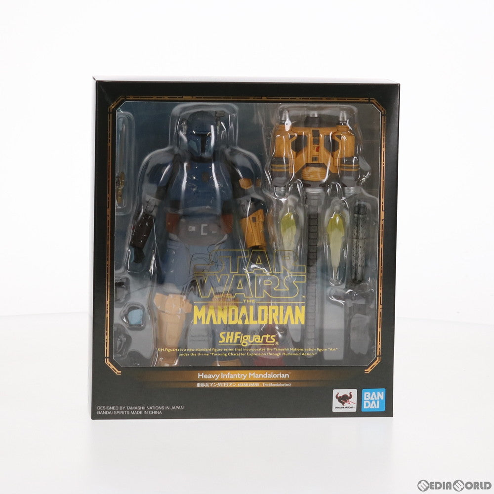 【中古即納】[FIG]S.H.Figuarts(フィギュアーツ) 重歩兵マンダロリアン(STAR WARS: The Mandalorian) スター・ウォーズ ザ・マンダロリアン 完成品 可動フィギュア バンダイスピリッツ(20210212)