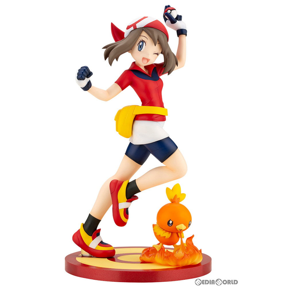 【中古即納】[FIG]ARTFX J ハルカ with アチャモ ポケットモンスター ルビー・サファイア 1/8 完成品 フィギュア(PP962) コトブキヤ(20220514)