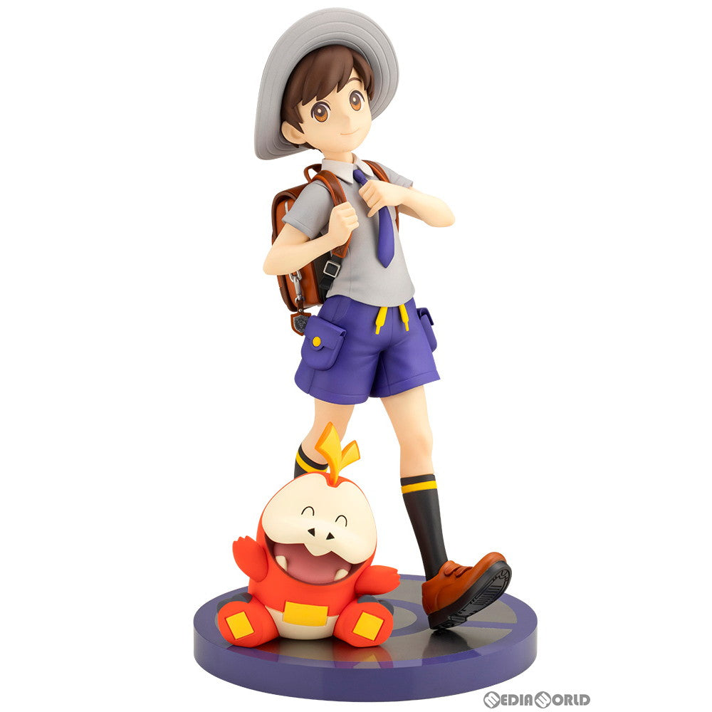 【中古即納】[FIG]ARTFX J ハルト with ホゲータ ポケットモンスター スカーレット・バイオレット 1/8 完成品 フィギュア(PV143) コトブキヤ(20240829)