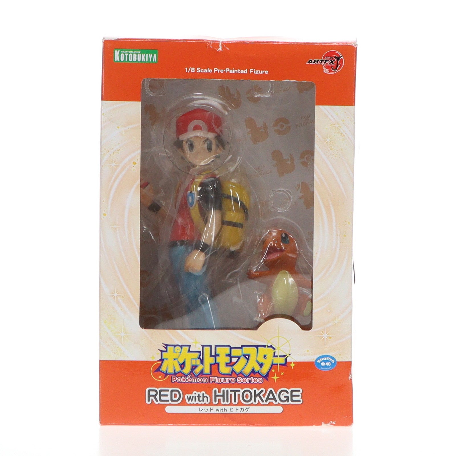 【中古即納】[FIG]ARTFX J レッド with ヒトカゲ ポケットモンスター 1/8 完成品 フィギュア(PP895) コトブキヤ(20201126)