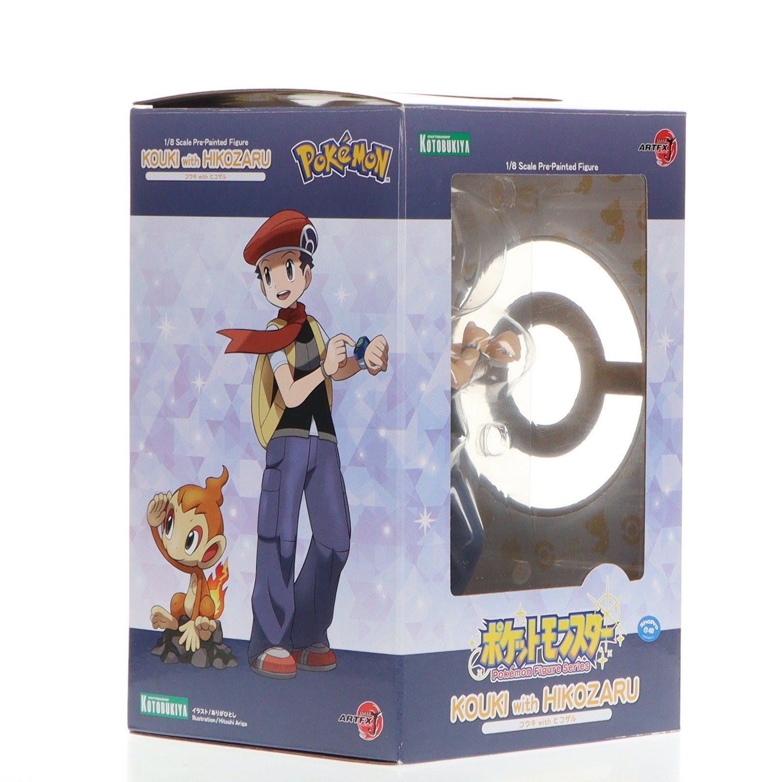 【中古即納】[FIG]ARTFX J コウキ with ヒコザル ポケットモンスター 1/8 完成品 フィギュア(PV026) コトブキヤ(20220728)