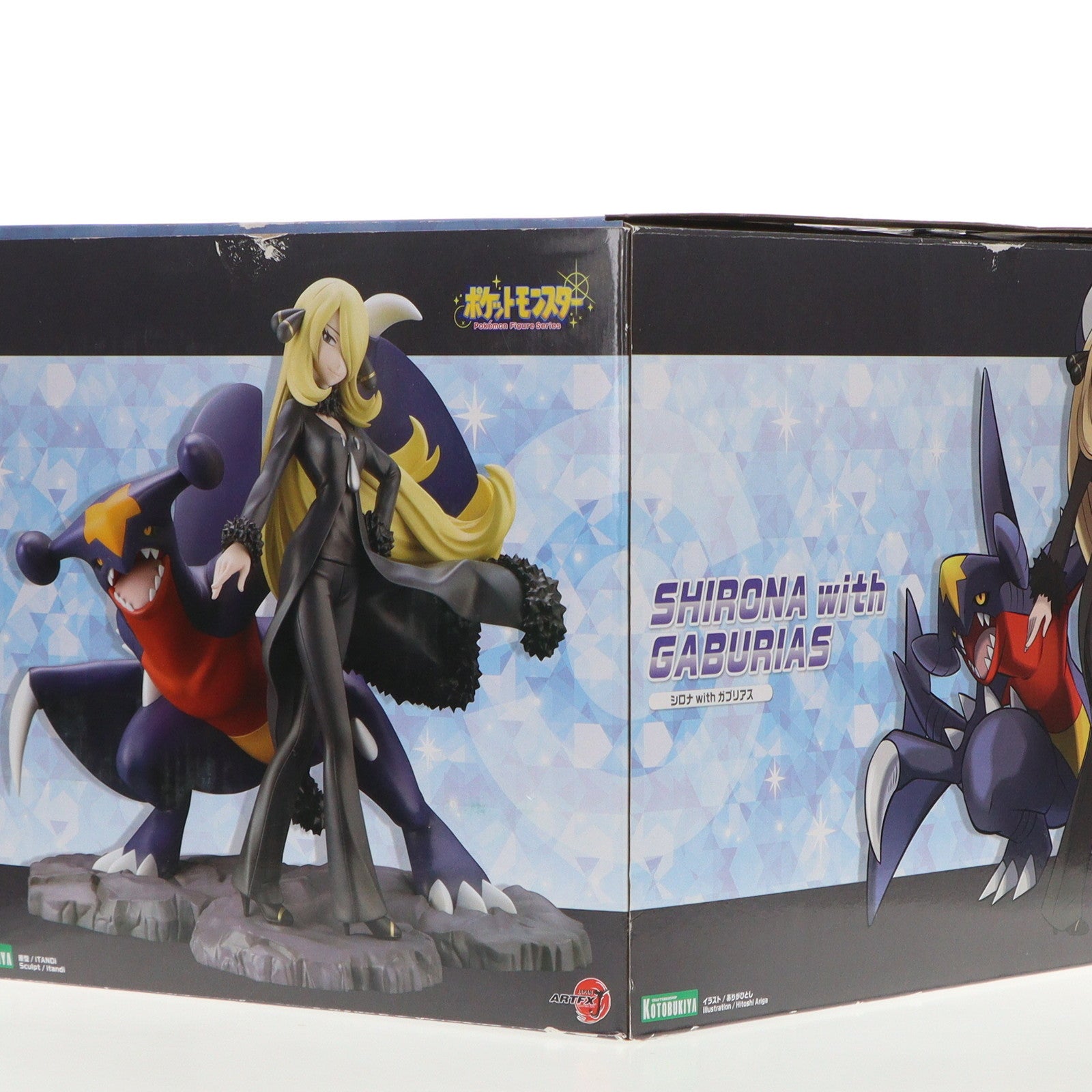 【中古即納】[FIG]ARTFX J シロナ with ガブリアス ポケットモンスター 1/8 完成品 フィギュア(PP953) コトブキヤ(20210926)