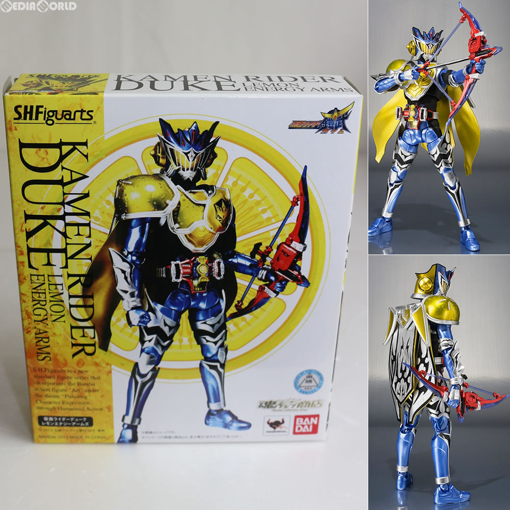 【中古即納】[FIG] 魂ウェブ商店限定 S.H.Figuarts(フィギュアーツ) 仮面ライダーデューク レモンエナジーアームズ 仮面ライダー鎧武 完成品 可動フィギュア バンダイ(20141231)