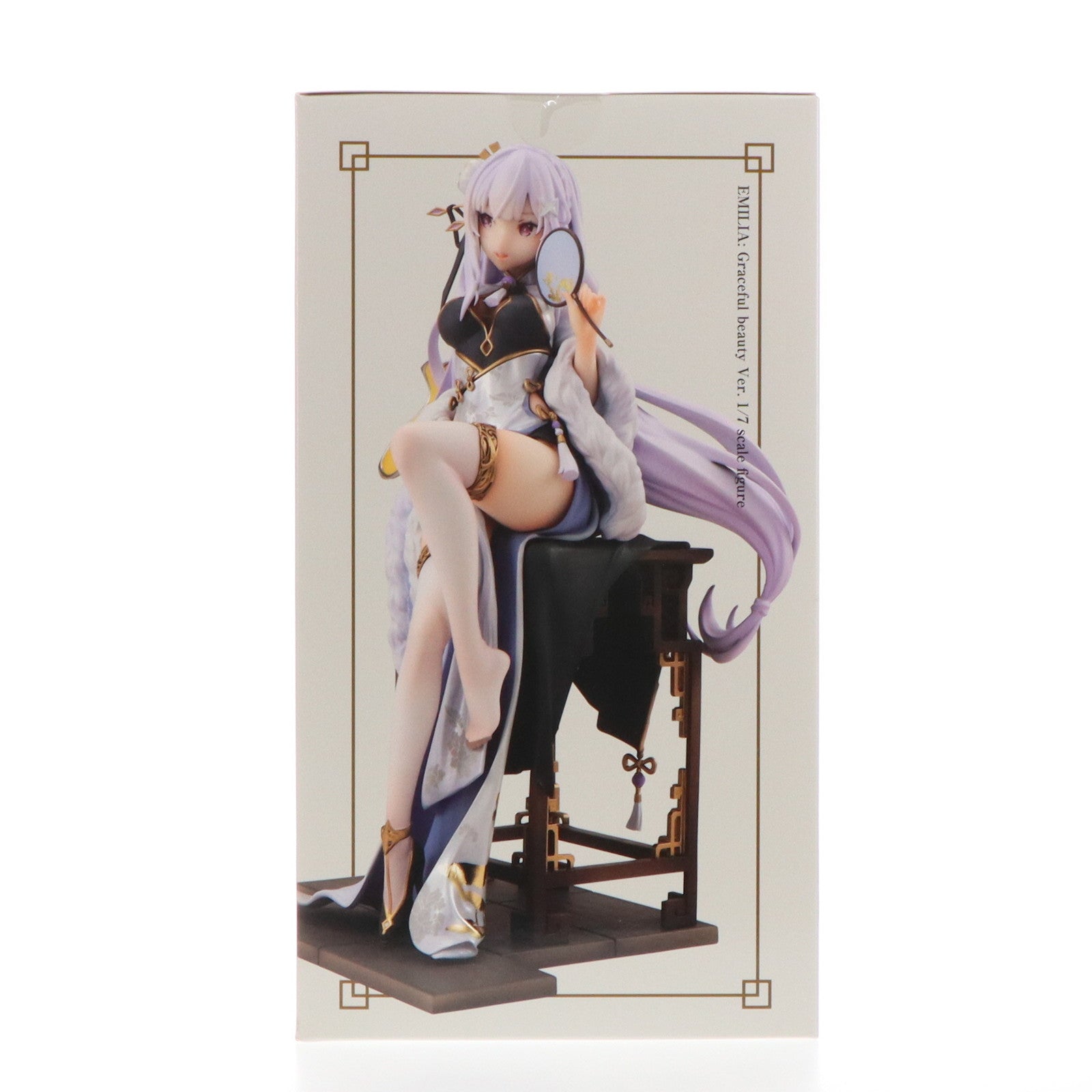 中古即納】[FIG]カドカワストア限定 KDcolle エミリア優雅美人ver. Re:ゼロから始める異世界生活 1/7 完成品 フィギュア  KADOKAWA(カドカワ)