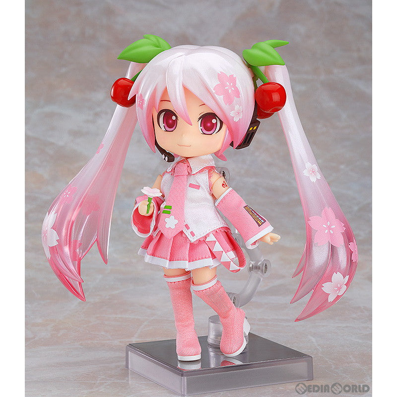 【中古即納】[FIG]GOODSMILE ONLINE SHOP限定 ねんどろいどどーる 桜ミク キャラクター・ボーカル・シリーズ01 初音ミク 完成品 可動フィギュア グッドスマイルカンパニー(20201231)