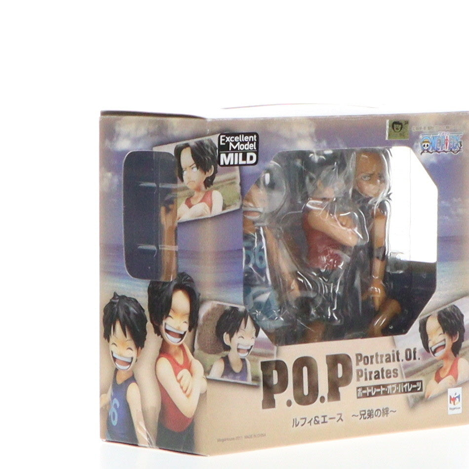 【中古即納】[FIG] Portrait.Of.Pirates P.O.P CB-EX ルフィ エース〜兄弟の絆〜 ONE PIECE(ワンピース) 1/8 完成品 フィギュア メガハウス(20111028)