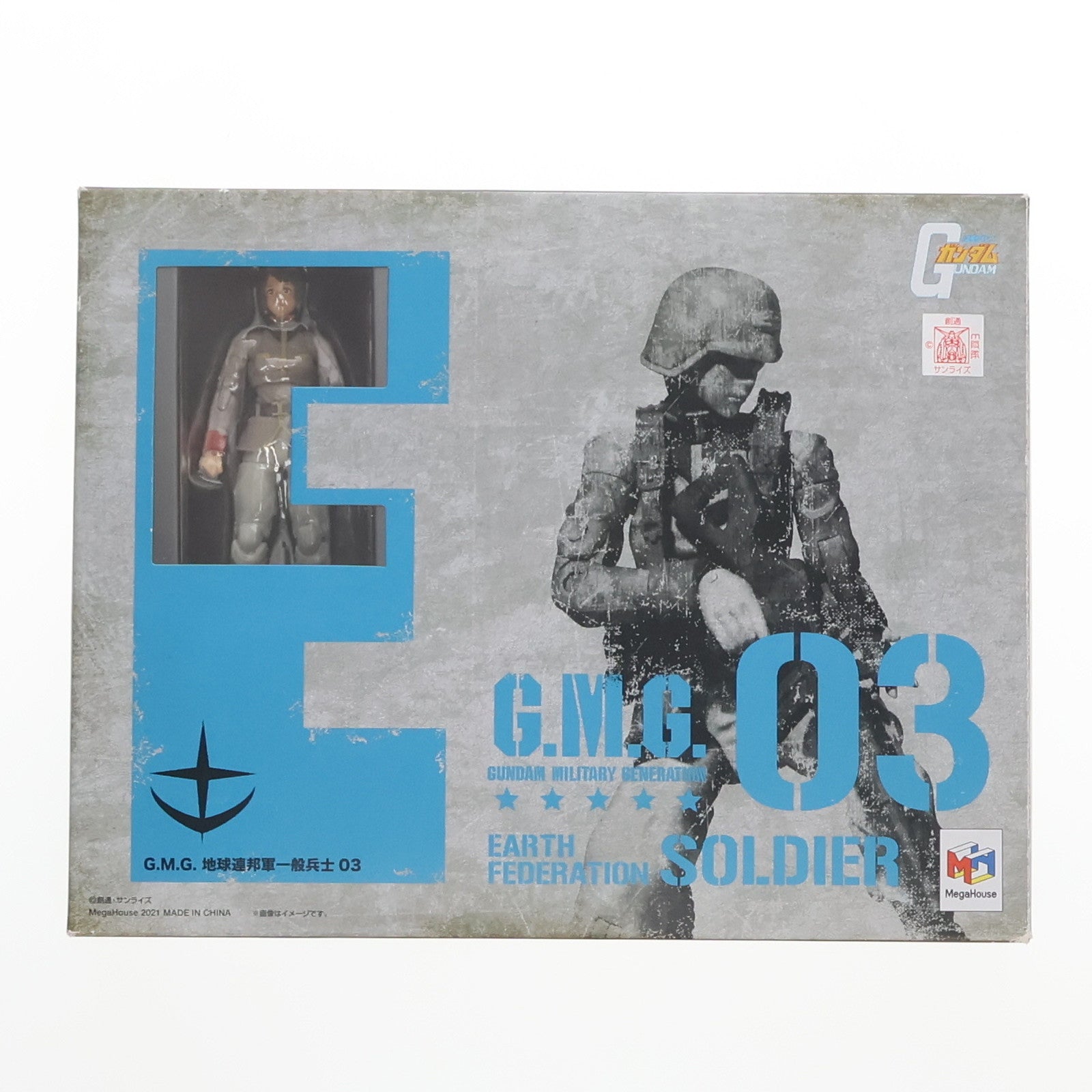 【中古即納】[FIG] G.M.G.(ガンダムミリタリージェネレーション) 地球連邦軍一般兵士03 機動戦士ガンダム 完成品 可動フィギュア メガハウス(20210430)