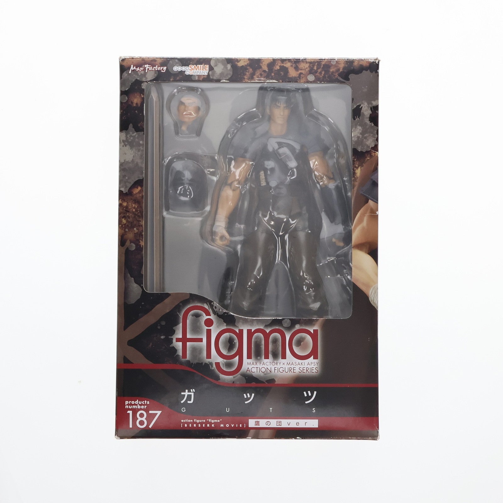 【中古即納】[FIG] figma(フィグマ) 187 ガッツ 鷹の団ver. 映画ベルセルク 完成品 可動フィギュア グッドスマイルカンパニー(20131227)