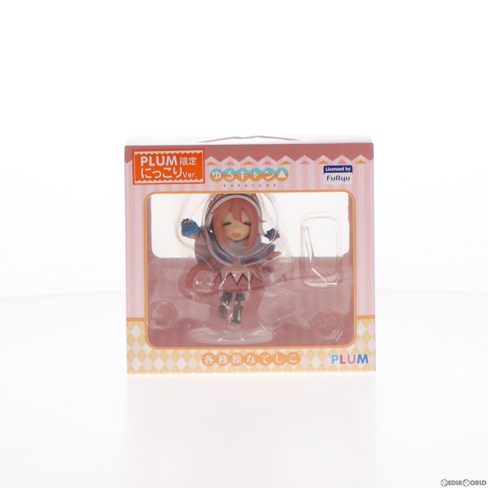 【中古即納】[FIG] PLUM直販限定 各務原なでしこ(かがみはらなでしこ) にっこりVer. ゆるキャン△ 完成品 ミニフィギュア PLUM(プラム)(20200930)