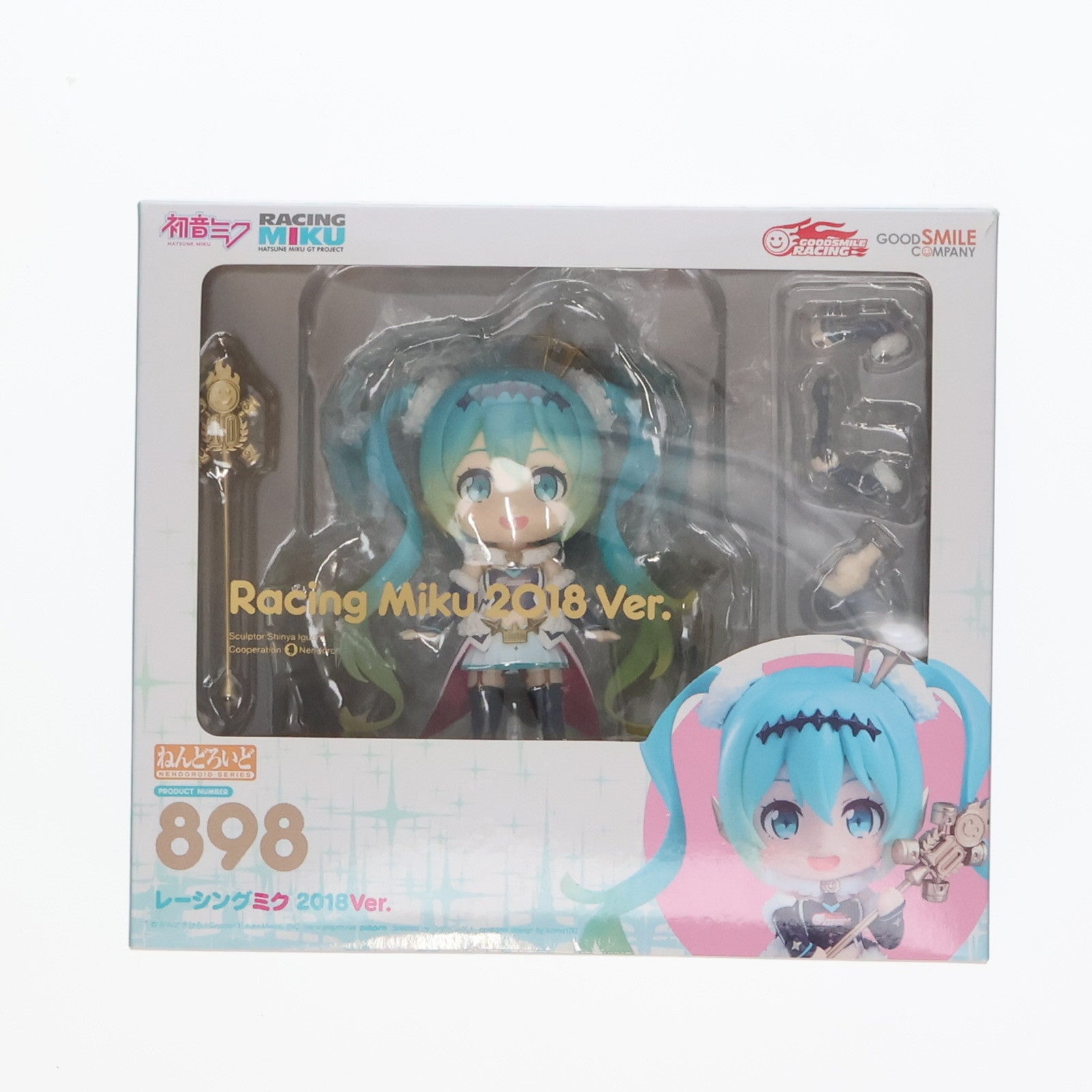 【中古即納】[FIG] ねんどろいど 898 レーシングミク 2018Ver. 初音ミクGTプロジェクト 完成品 可動フィギュア グッドスマイルカンパニー(20181110)