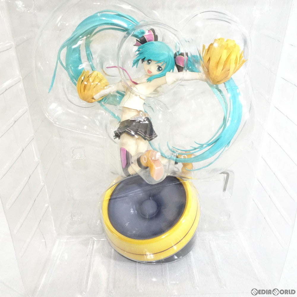 【中古即納】[FIG] GOODSMILE ONLINE SHOP限定特典付属 初音ミク Cheerful Ver.(2016年) キャラクター・ボーカル・シリーズ01 初音ミク 1/8 完成品 フィギュア グッドスマイルカンパニー(20161231)