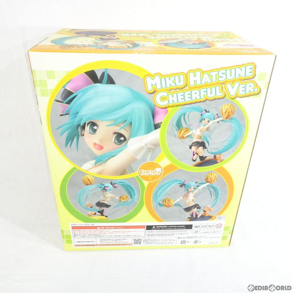 【中古即納】[FIG] GOODSMILE ONLINE SHOP限定特典付属 初音ミク Cheerful Ver.(2016年) キャラクター・ボーカル・シリーズ01 初音ミク 1/8 完成品 フィギュア グッドスマイルカンパニー(20161231)