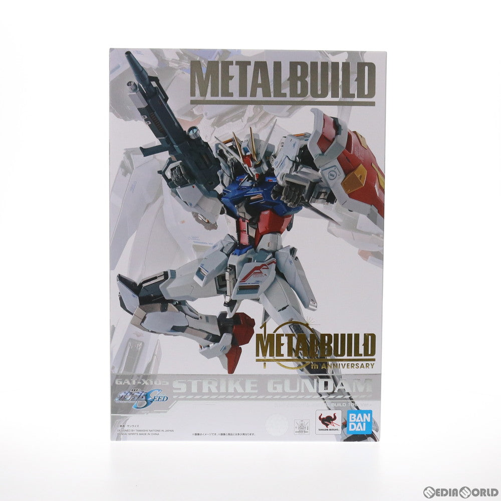 【中古即納】[FIG] 魂ウェブ商店限定 METAL BUILD ストライクガンダム -METAL BUILD 10th Ver.- 機動戦士ガンダムSEED(シード) 完成品 可動フィギュア バンダイスピリッツ(20210831)