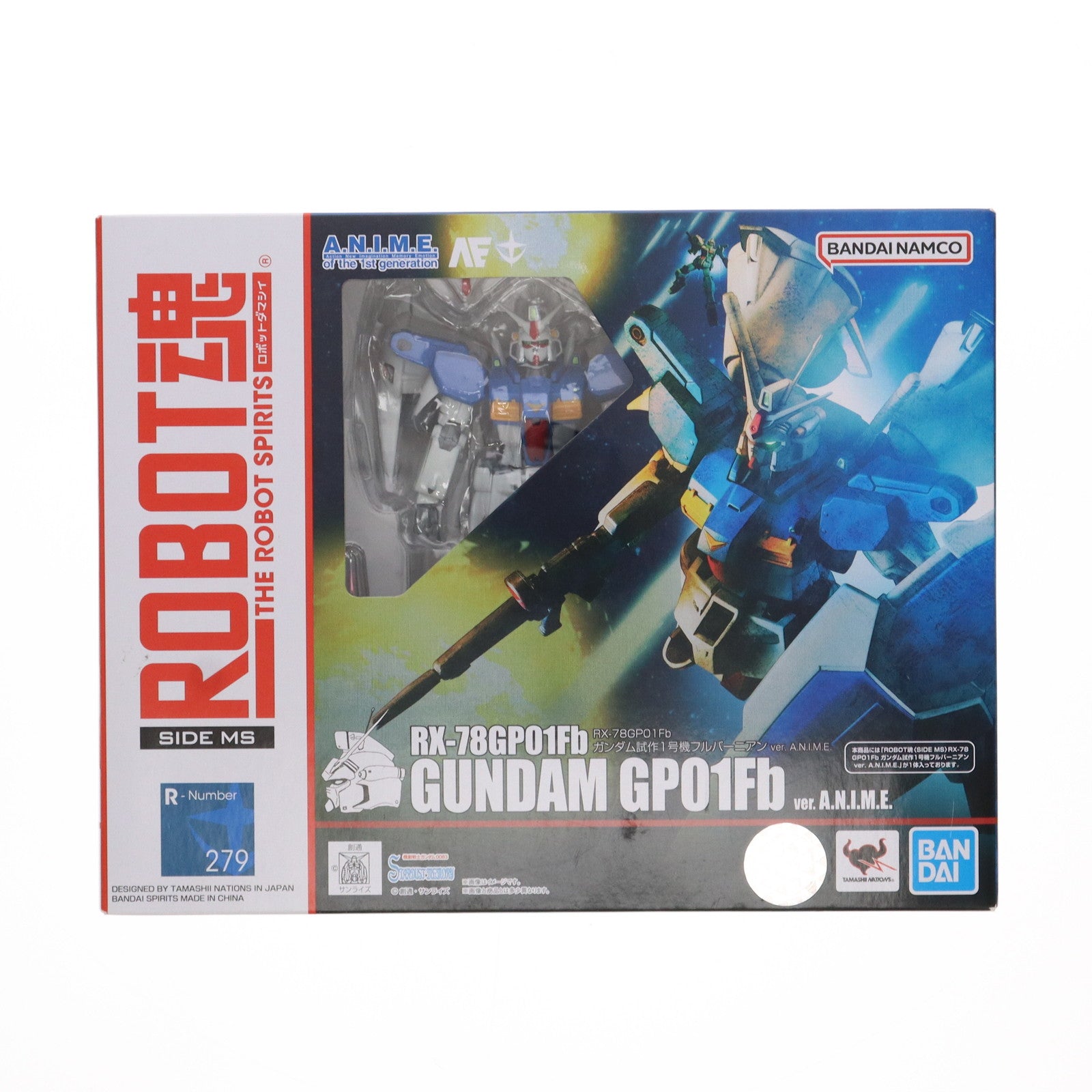 【中古即納】[FIG] ROBOT魂(SIDE MS) RX-78GP01Fb ガンダム試作1号機フルバーニアン ver. A.N.I.M.E. 機動戦士ガンダム0083 STARDUST MEMORY(スターダストメモリー) 完成品 可動フィギュア バンダイスピリッツ(20220917)