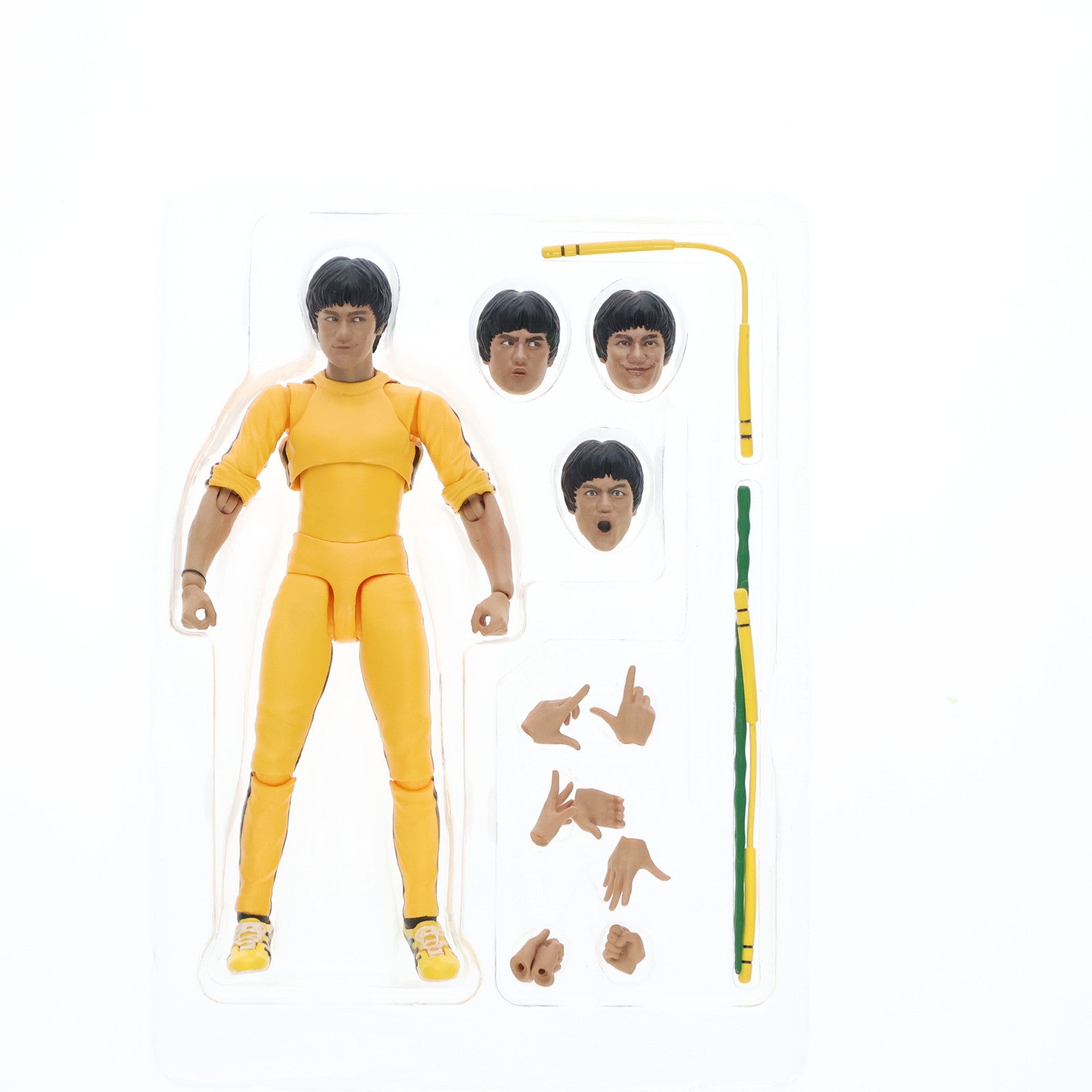 【中古即納】[FIG] S.H.Figuarts(フィギュアーツ) ブルース・リー(Yellow Track Suit) 死亡遊戯 完成品 可動フィギュア バンダイ(20170121)