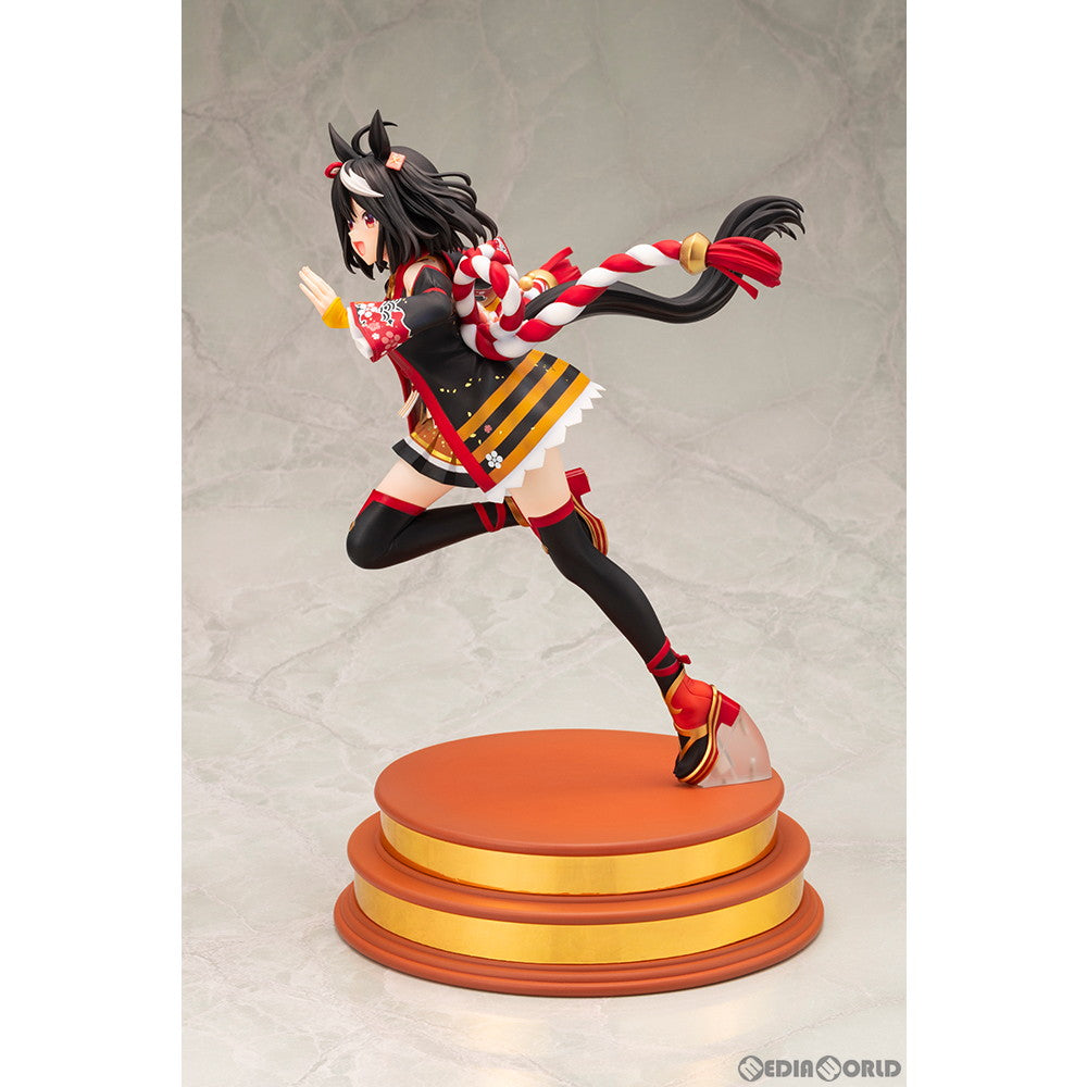 【中古即納】[FIG] [迫る熱に押されて]キタサンブラック ウマ娘 プリティーダービー 1/7 完成品 フィギュア(PV051) コトブキヤ(20240426)