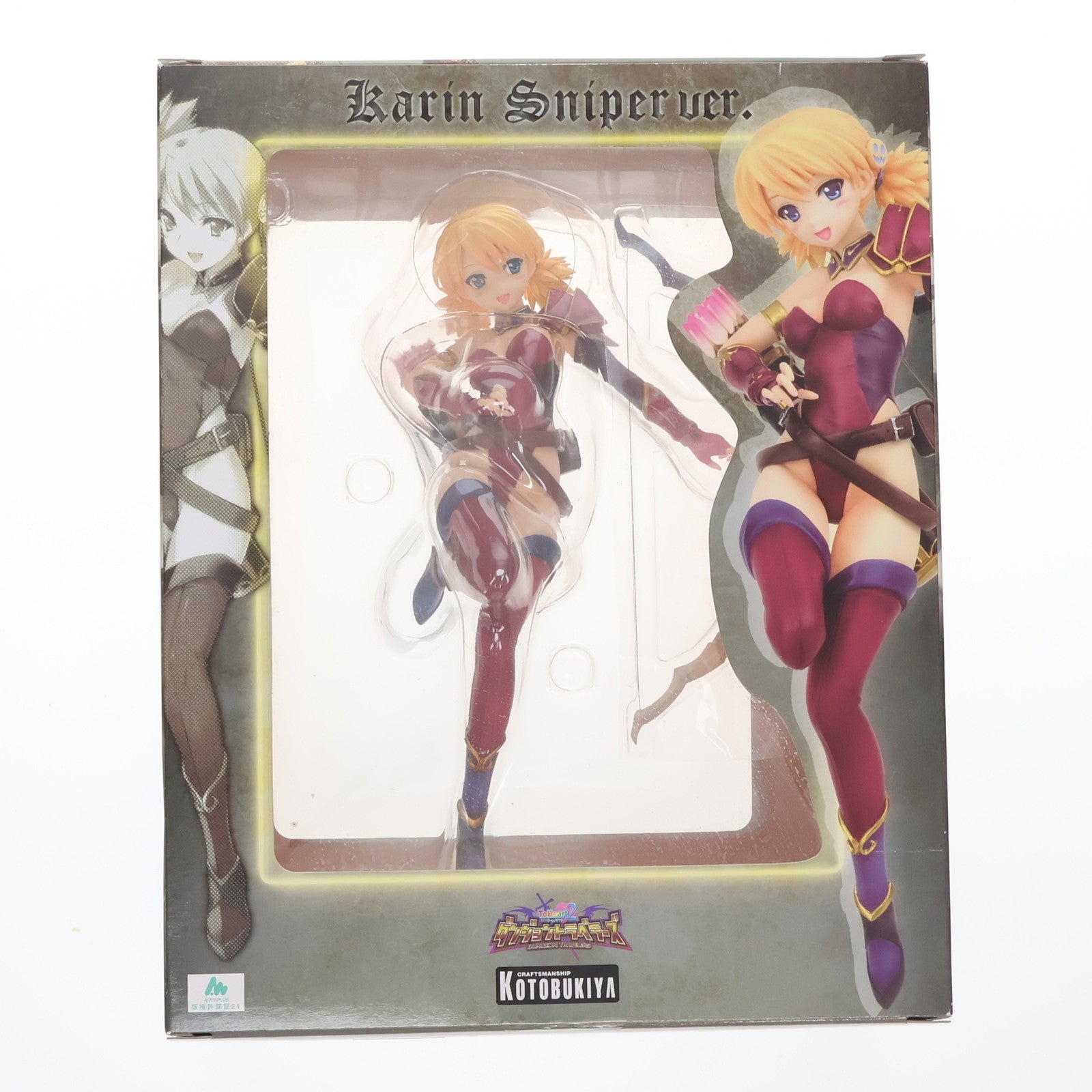 【中古即納】[FIG] スナイパー 花梨(かりん) ToHeart2(トゥハート2) ダンジョントラベラーズ 1/8 完成品 フィギュア(PP414) コトブキヤ(20111223)