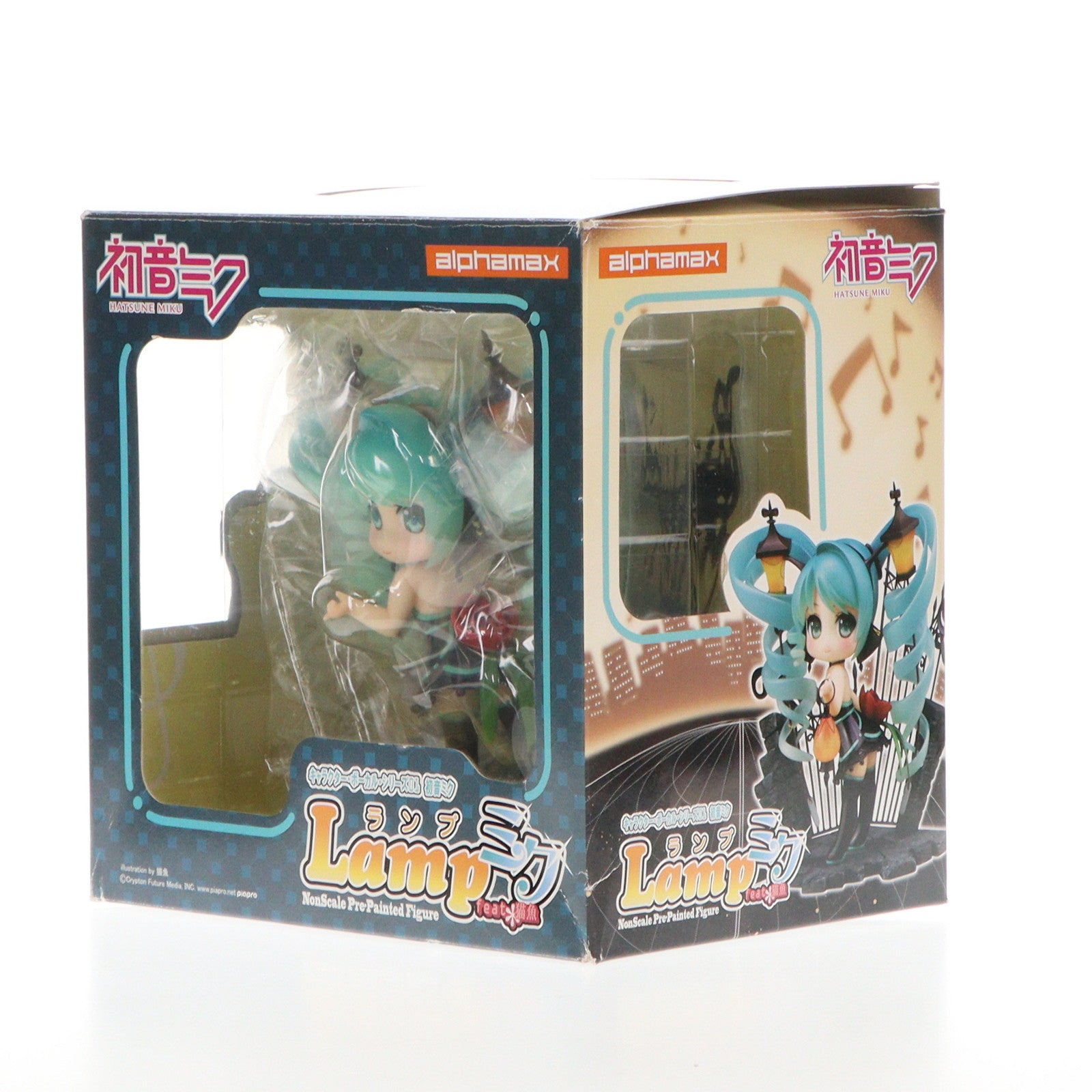 【中古即納】[FIG] ポストカード無し Lampミク feat.猫魚 キャラクター・ボーカル・シリーズ01 初音ミク 完成品 フィギュア アルファマックス(20131025)