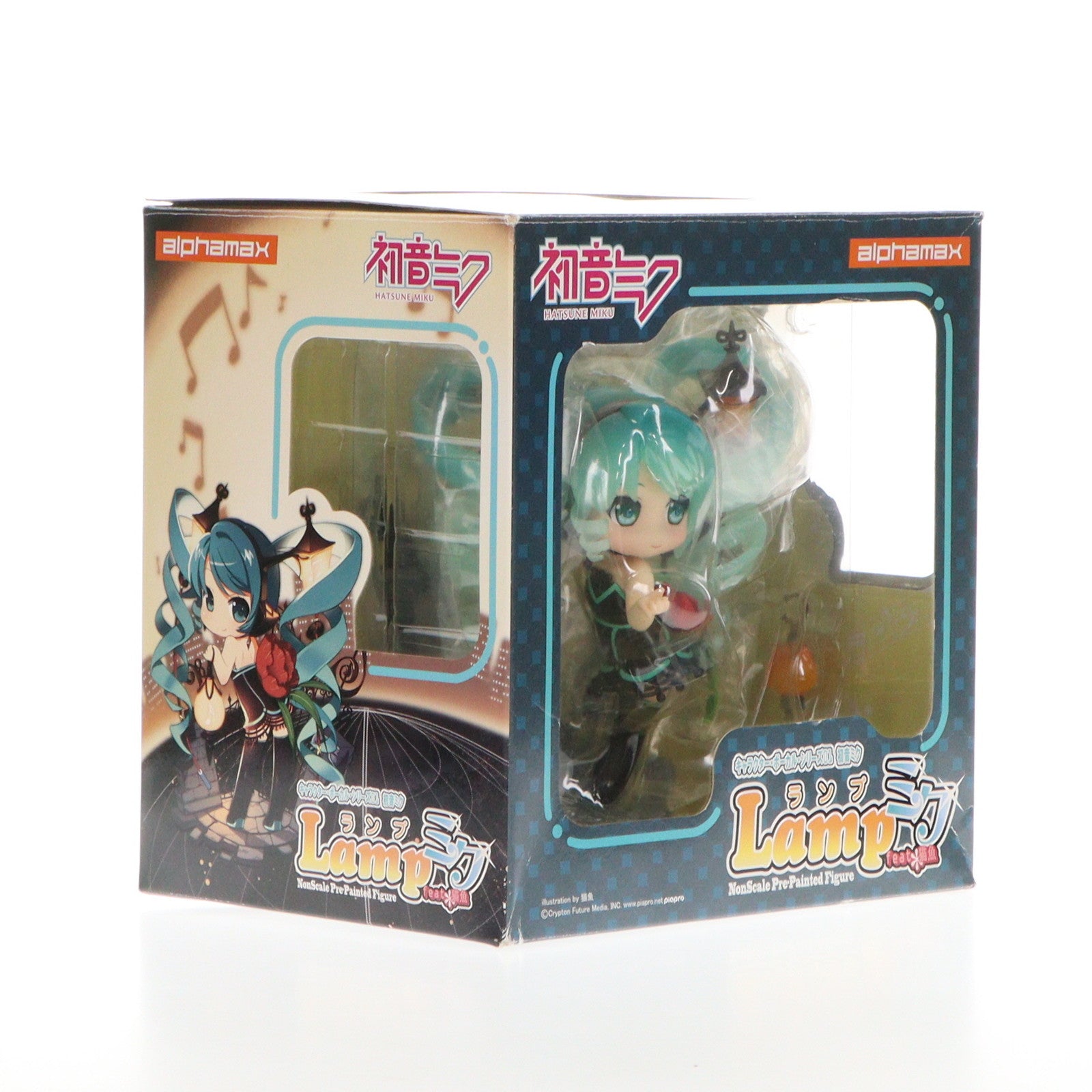 【中古即納】[FIG] ポストカード無し Lampミク feat.猫魚 キャラクター・ボーカル・シリーズ01 初音ミク 完成品 フィギュア アルファマックス(20131025)