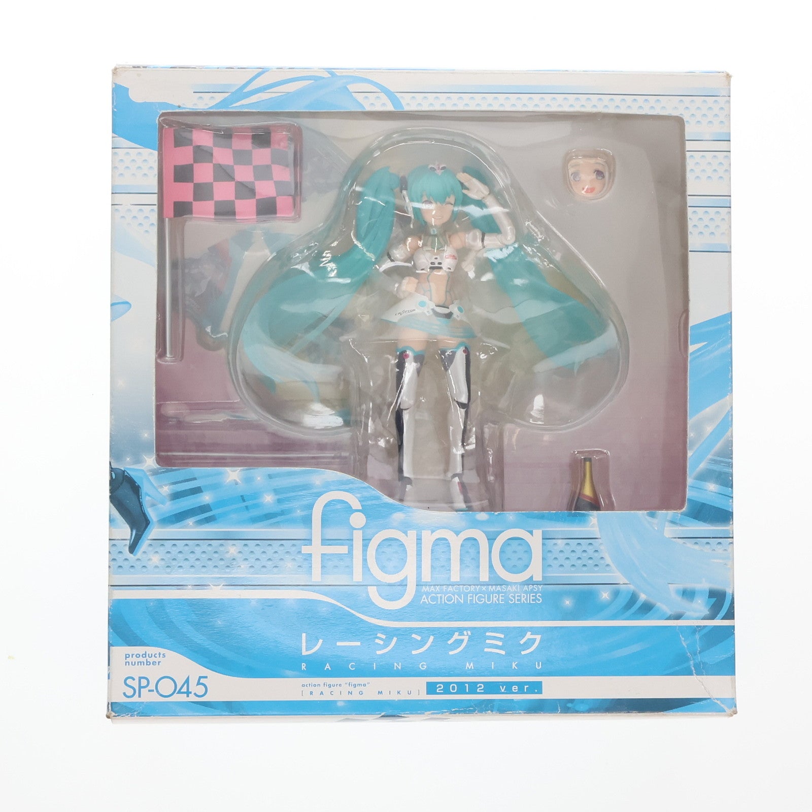 【中古即納】[FIG] figma(フィグマ) SP-045 レーシングミク 2012Ver 初音ミクGTプロジェクト 完成品 可動フィギュア 2012年GSR&Studie with TeamUKYO 個人スポンサー特典 グッドスマイルレーシング(20130131)