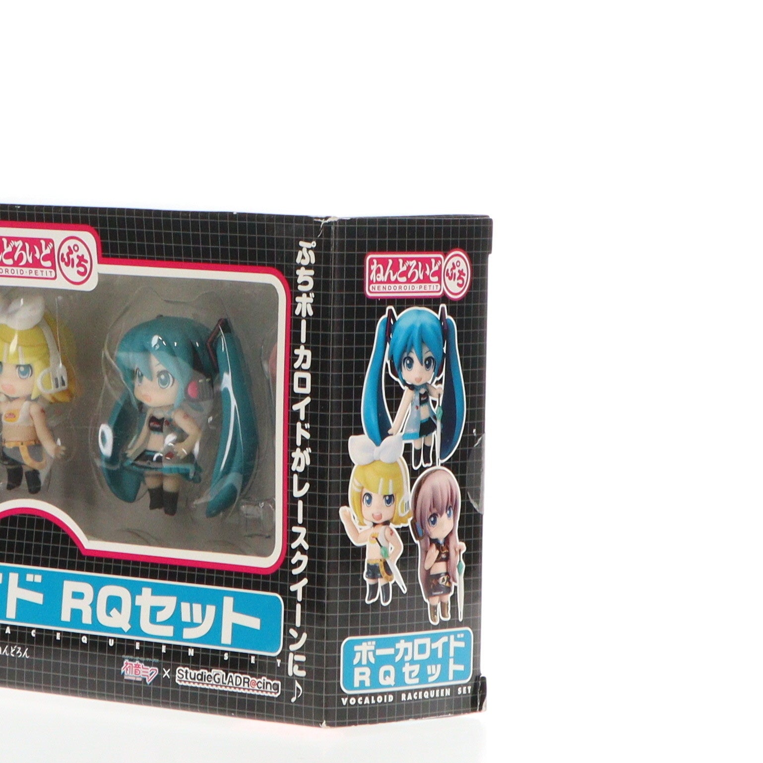 【中古即納】[FIG] ねんどろいどぷち ボーカロイド RQセット ブラックカラー Ver.(初音ミク&鏡音リン&巡音ルカ) 完成品 可動フィギュア StudieGLADR@cing/グッドスマイルレーシング(20091231)