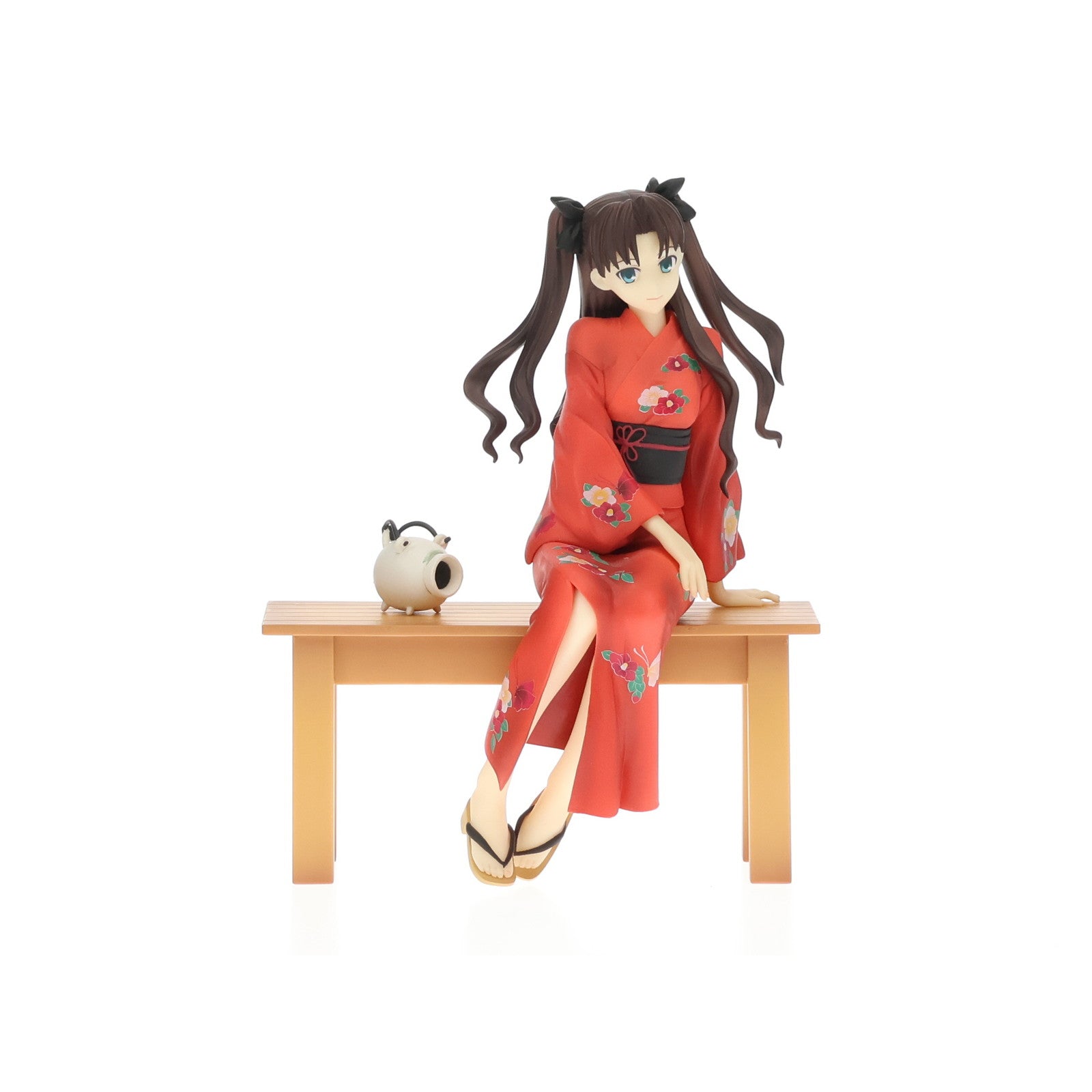 【中古即納】[FIG] 遠坂凛(とおさかりん) 浴衣Ver. Fate/stay night(フェイト/ステイナイト) 1/8 完成品 フィギュア FREEing(フリーイング)(20130330)