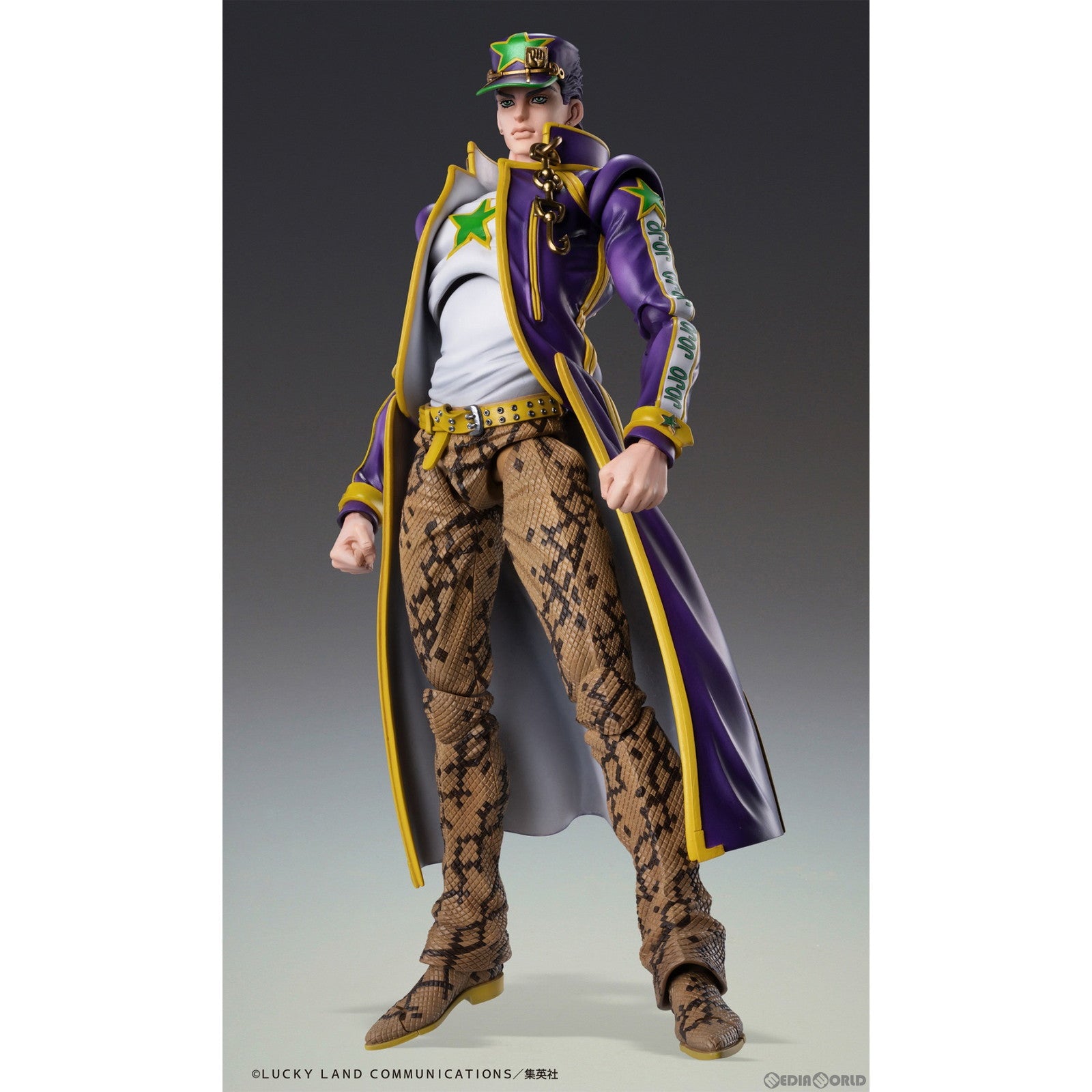 【中古即納】[FIG] 超像可動 空条承太郎(くうじょうじょうたろう) ジョジョの奇妙な冒険 第6部 ストーンオーシャン 完成品 可動フィギュア メディコス・エンタテインメント(20231014)