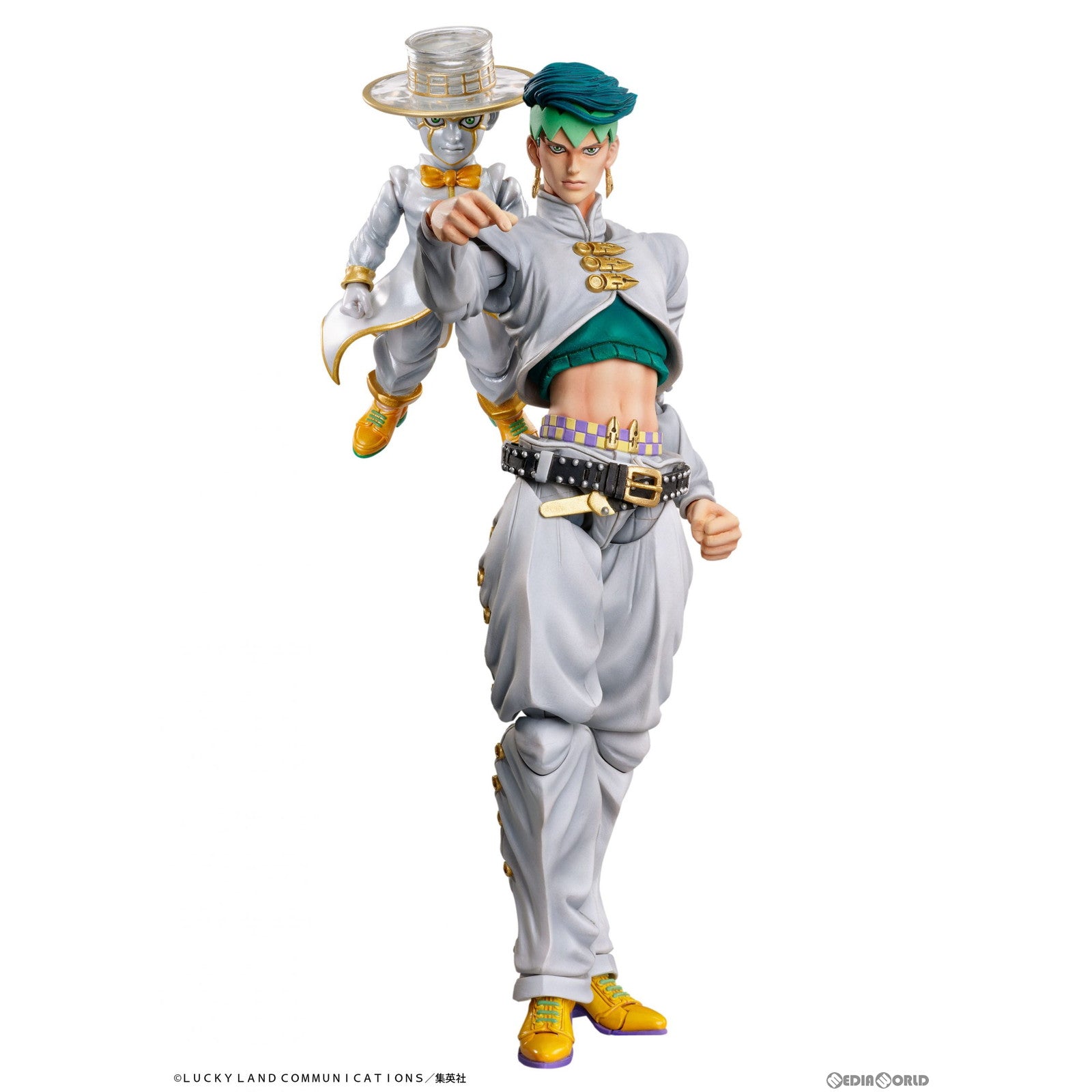 【中古即納】[FIG] (再々販) 超像可動 岸辺露伴&ヘブンズ・ドアー ジョジョの奇妙な冒険 第4部 完成品 可動フィギュア メディコス・エンタテインメント(20230401)