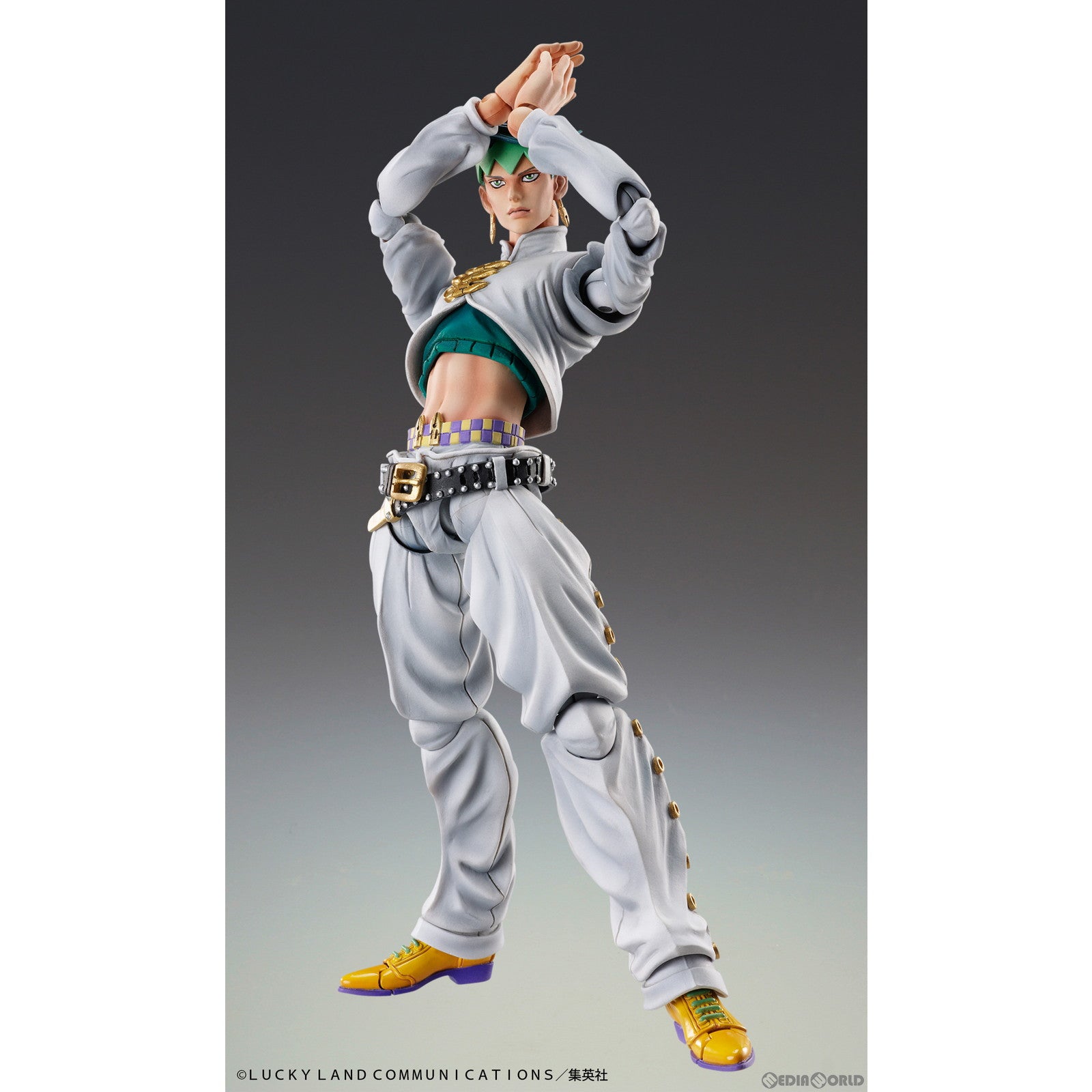 【中古即納】[FIG] (再々販) 超像可動 岸辺露伴&ヘブンズ・ドアー ジョジョの奇妙な冒険 第4部 完成品 可動フィギュア メディコス・エンタテインメント(20230401)