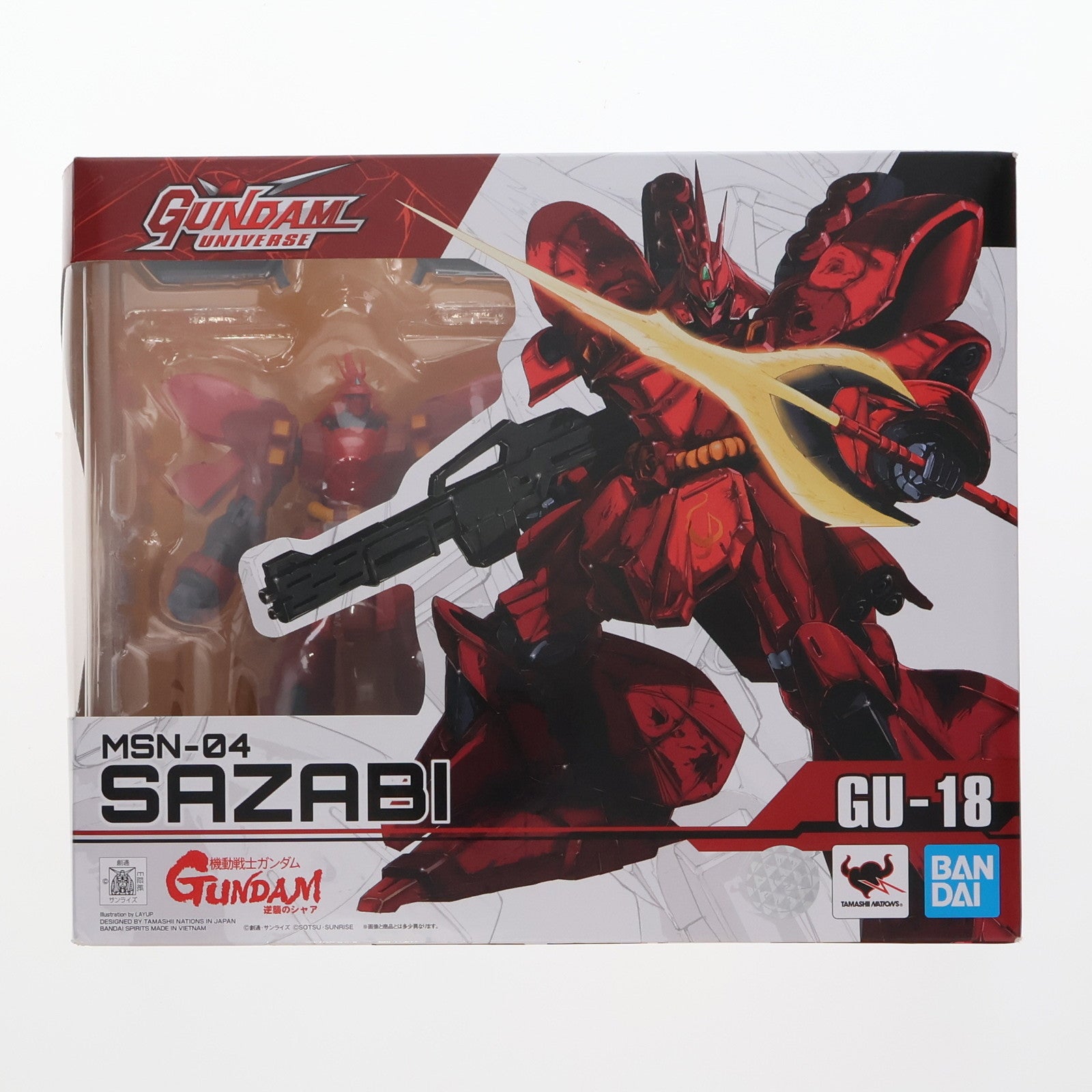 【中古即納】[FIG] GUNDAM UNIVERSE(ガンダムユニバース) MSN-04 SAZABI(サザビー) 機動戦士ガンダム 逆襲のシャア 完成品 可動フィギュア バンダイスピリッツ(20220625)