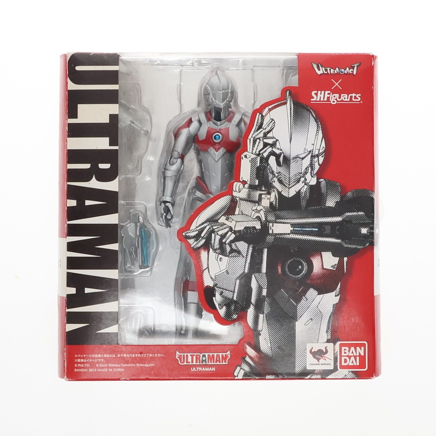 【中古即納】[FIG] ULTRA-ACT × S.H.Figuarts(ウルトラアクト × フィギュアーツ) ULTRAMAN(ウルトラマン) 完成品 可動フィギュア バンダイ(20150731)