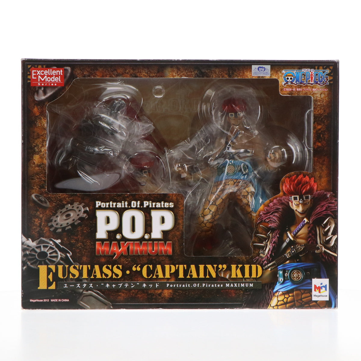 メガハウス P.O.P ONE PIECE ユースタス・キャプテン キッド ワンピース』ユースタス・“キャプテン”キッドのフィギュアが