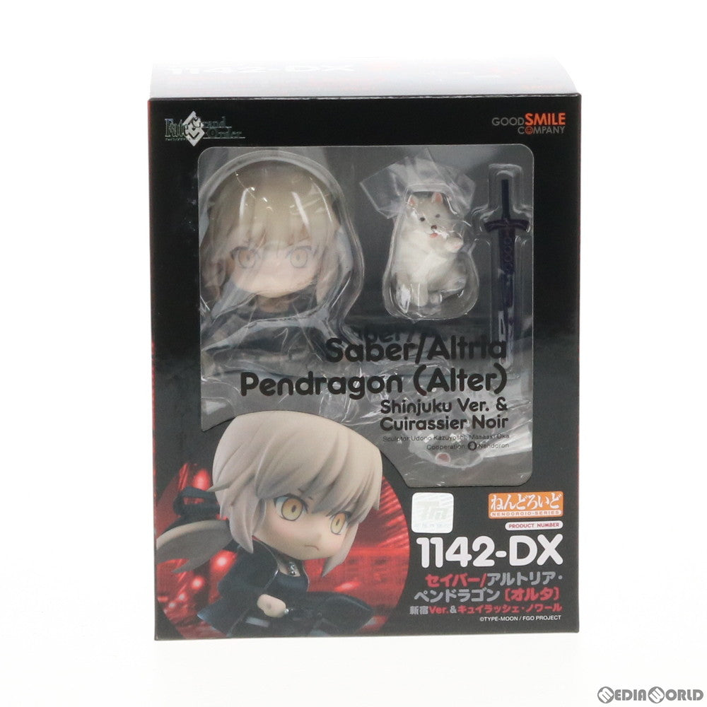 【中古即納】[FIG] ねんどろいど 1142-DX セイバー/アルトリア・ペンドラゴン〔オルタ〕新宿Ver.&キュイラッシェ・ノワール Fate/Grand Order(フェイト/グランドオーダー) 完成品 フィギュア グッドスマイルカンパニー(20191117)