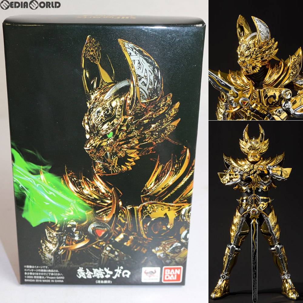 【中古即納】[FIG] 魂ウェブ商店限定 S.H.Figuarts(フィギュアーツ) 真骨彫製法 黄金騎士ガロ(冴島鋼牙)(さえじまこうが) 牙狼-GARO-(ガロ) 完成品 可動フィギュア バンダイ(20180622)